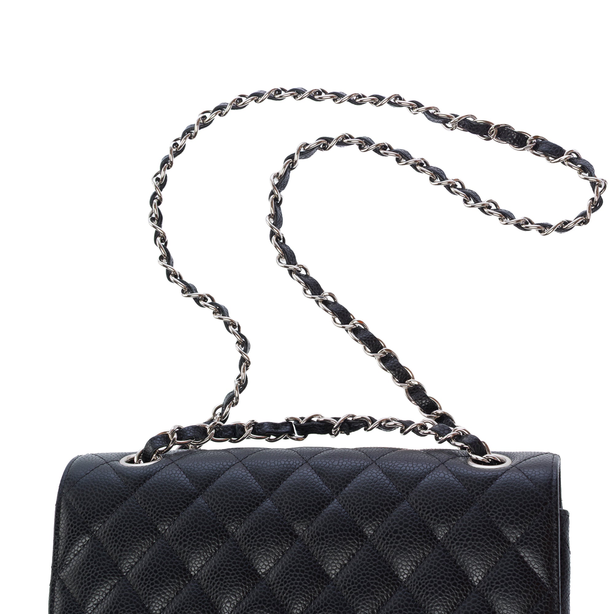Sac CHANEL Timeless/Classique en Cuir Noir - 103555