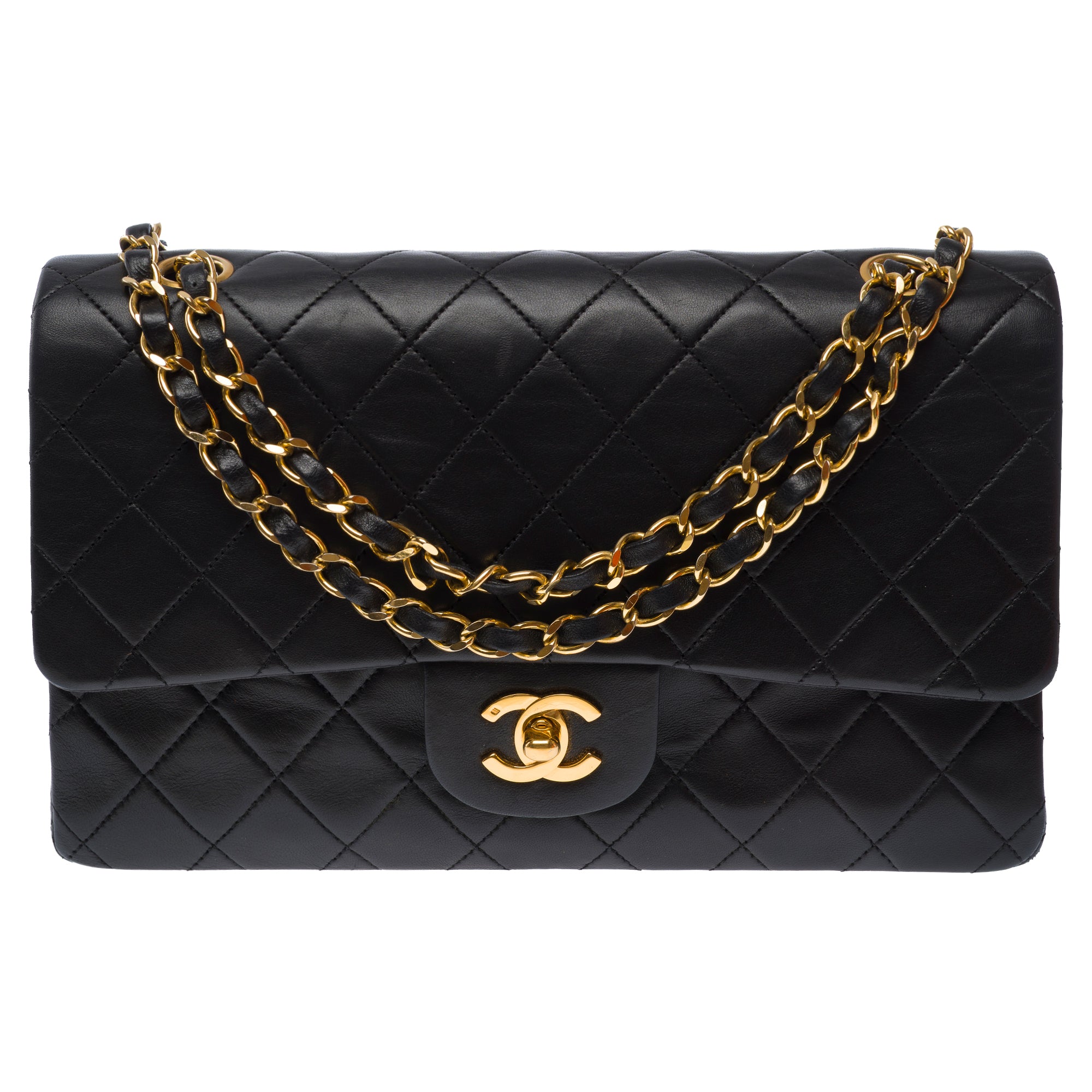 Sac CHANEL Timeless/Classique en Cuir Noir - 103571