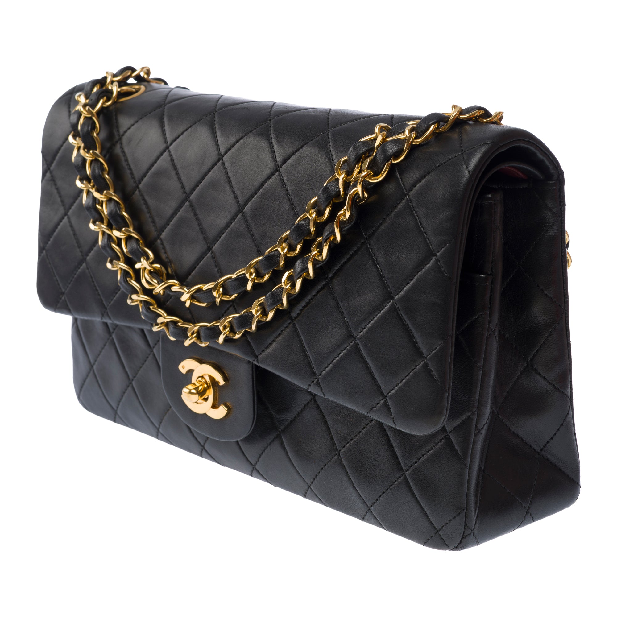 Sac CHANEL Timeless/Classique en Cuir Noir - 103571