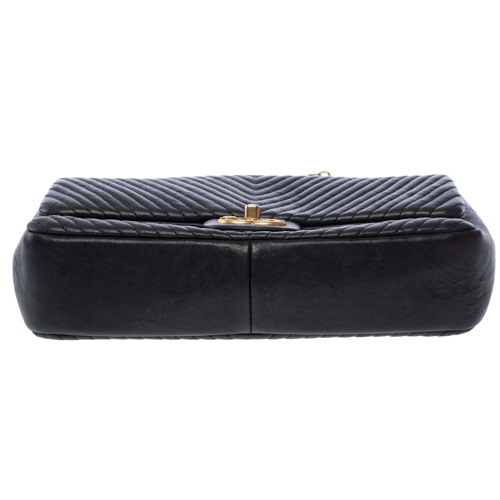 Sac CHANEL Timeless/Classique en Cuir Noir - 103574