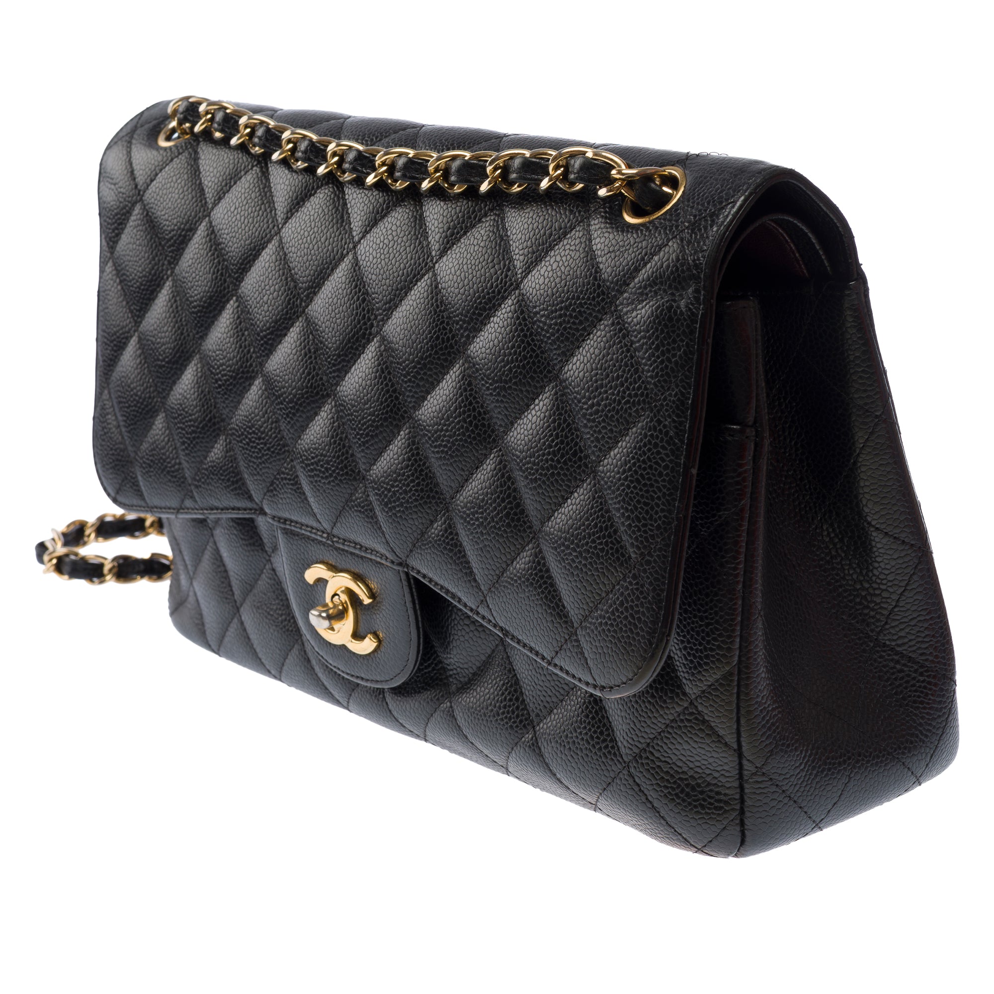Sac CHANEL Timeless/Classique en Cuir Noir - 103543