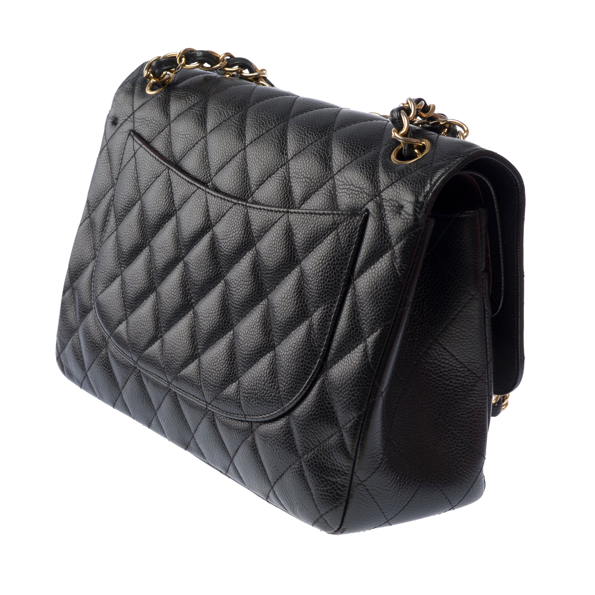Sac CHANEL Timeless/Classique en Cuir Noir - 103543