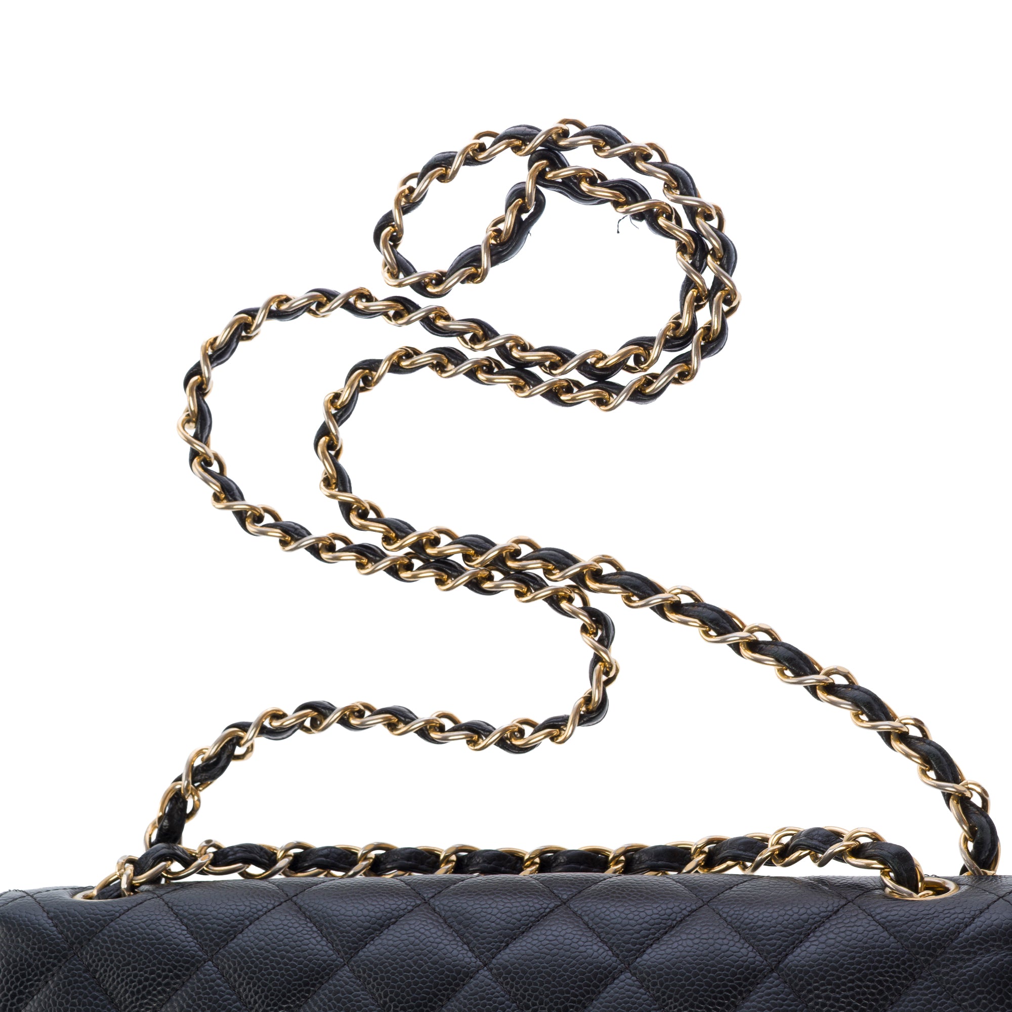 Sac CHANEL Timeless/Classique en Cuir Noir - 103543