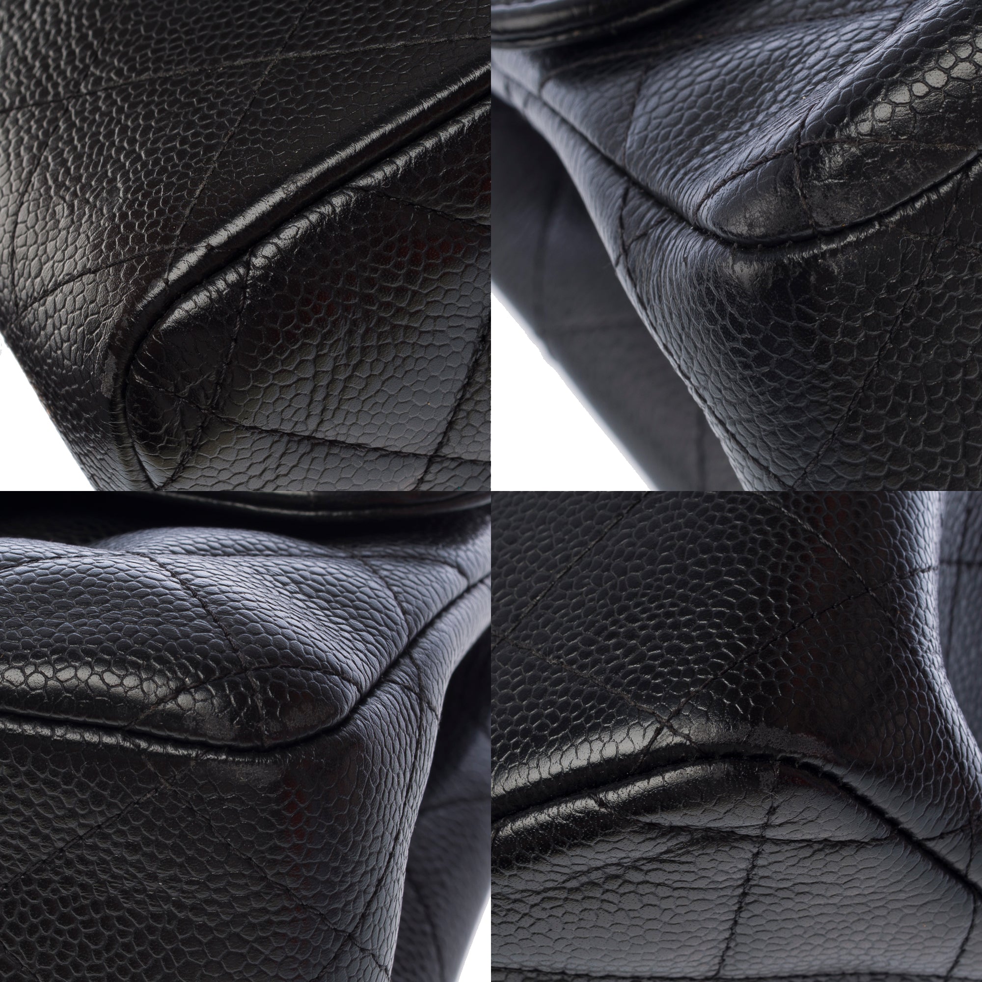 Sac CHANEL Timeless/Classique en Cuir Noir - 103543