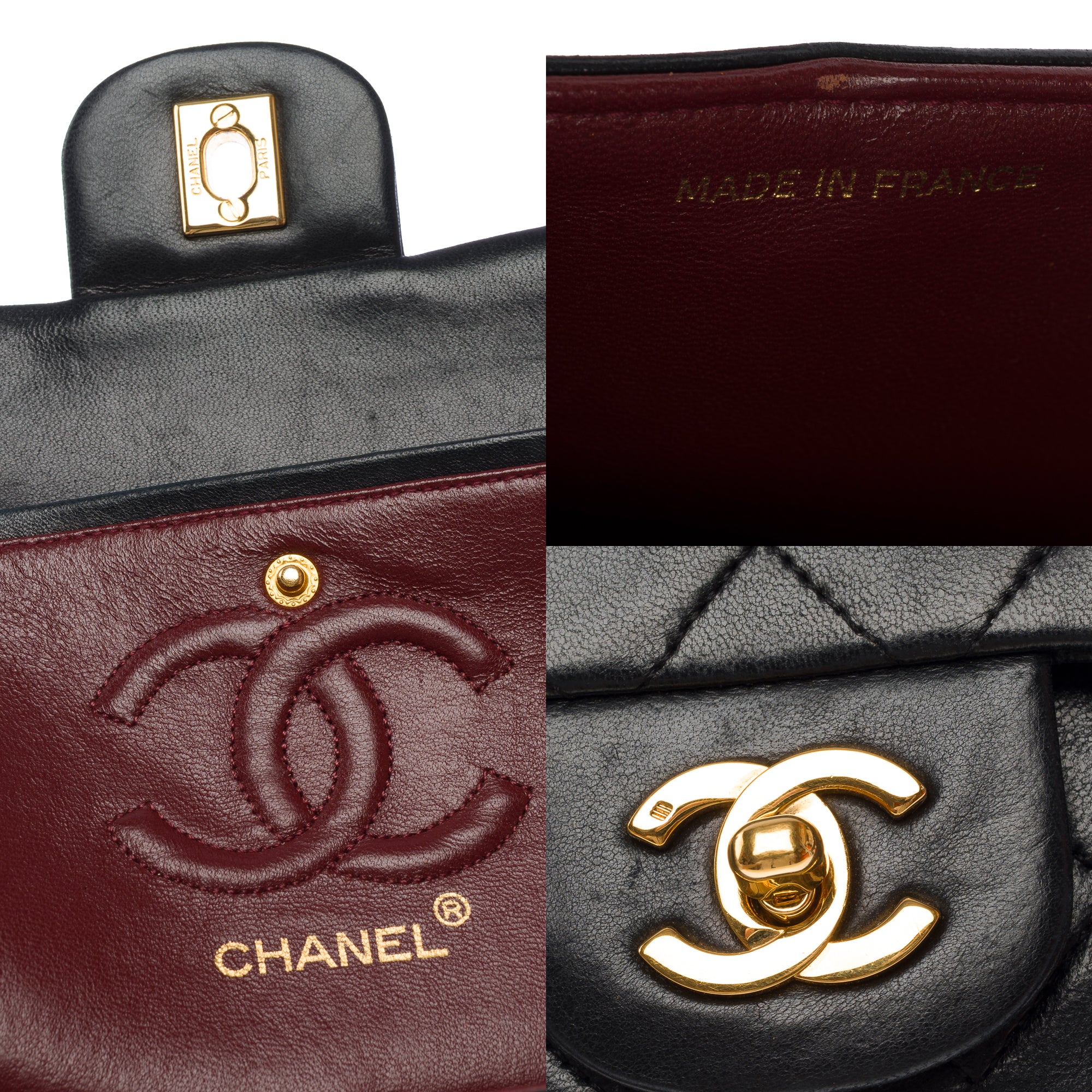 Sac CHANEL Timeless/Classique en Cuir Noir - 103569
