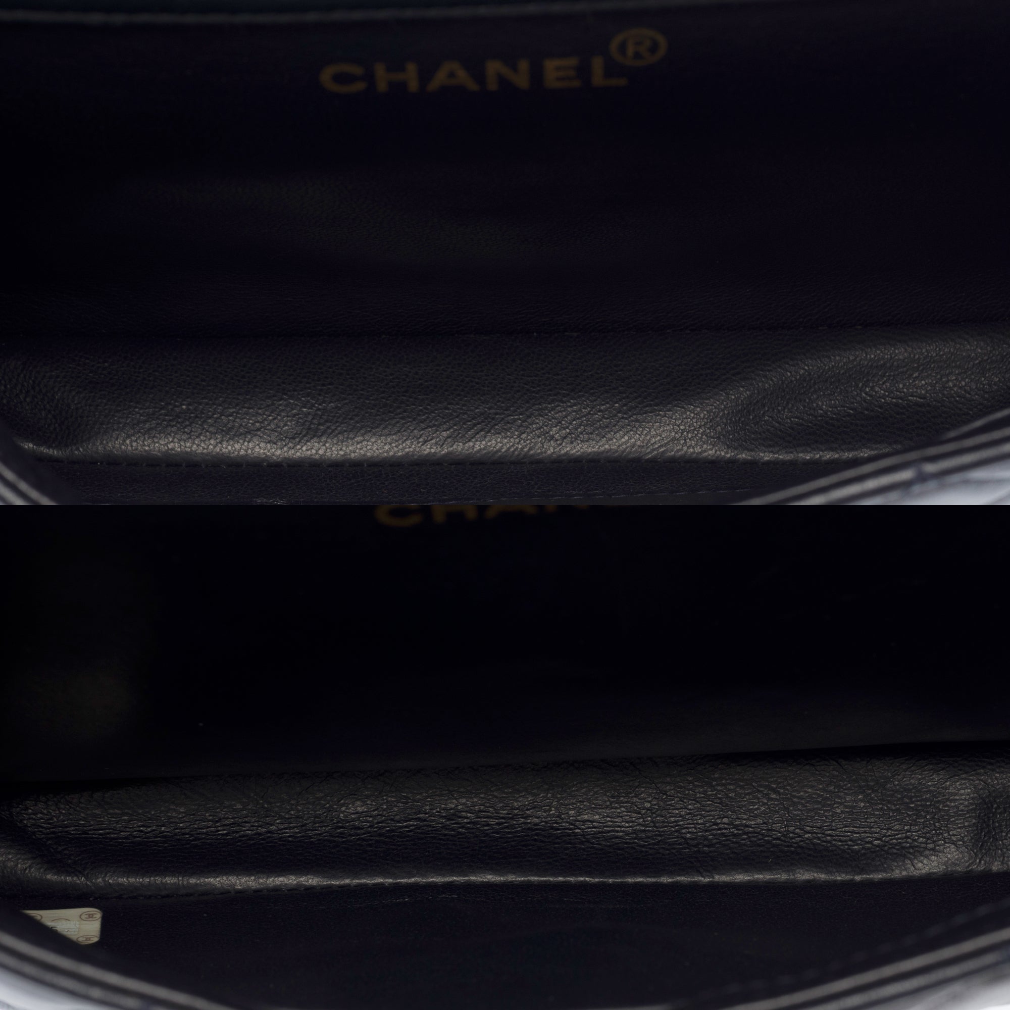 Sac CHANEL Timeless/Classique en Cuir Bleu Marine - 103529