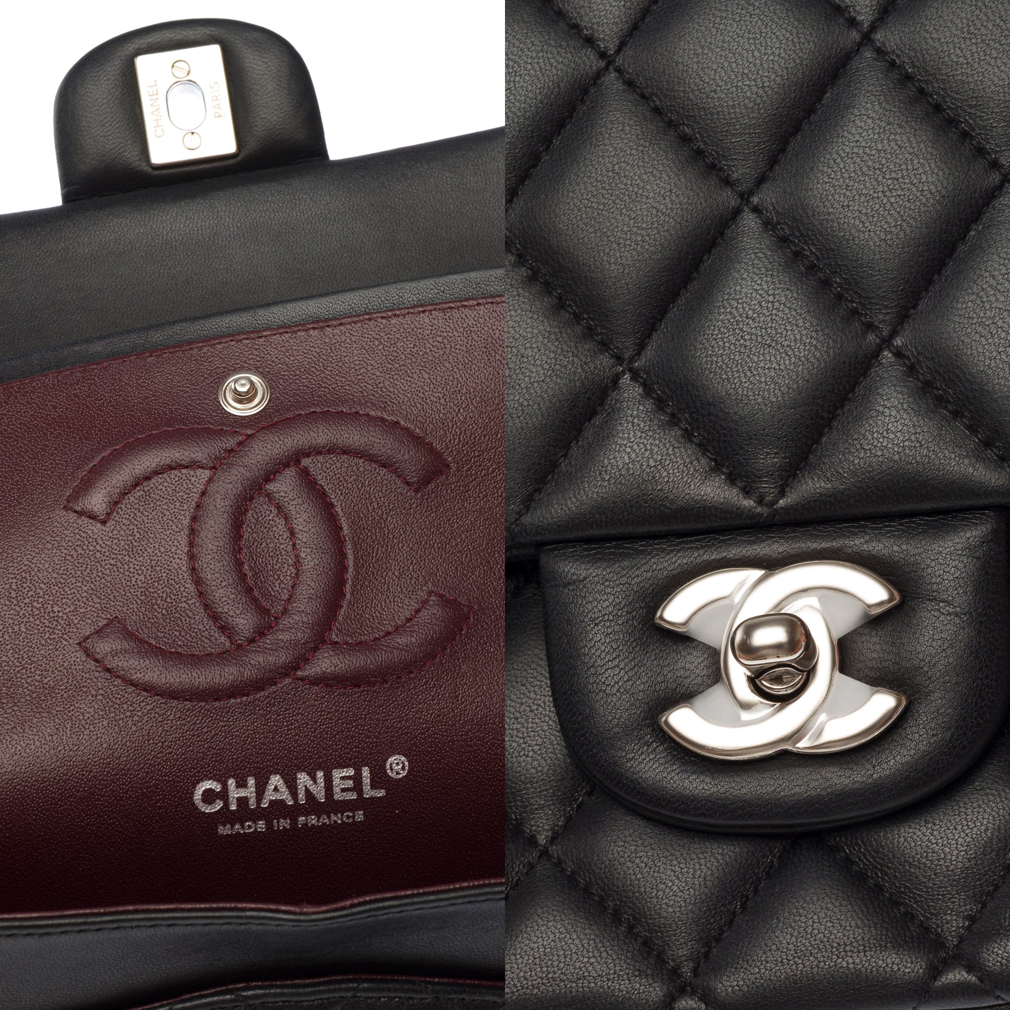 Sac CHANEL Timeless/Classique en Cuir Noir - 103586