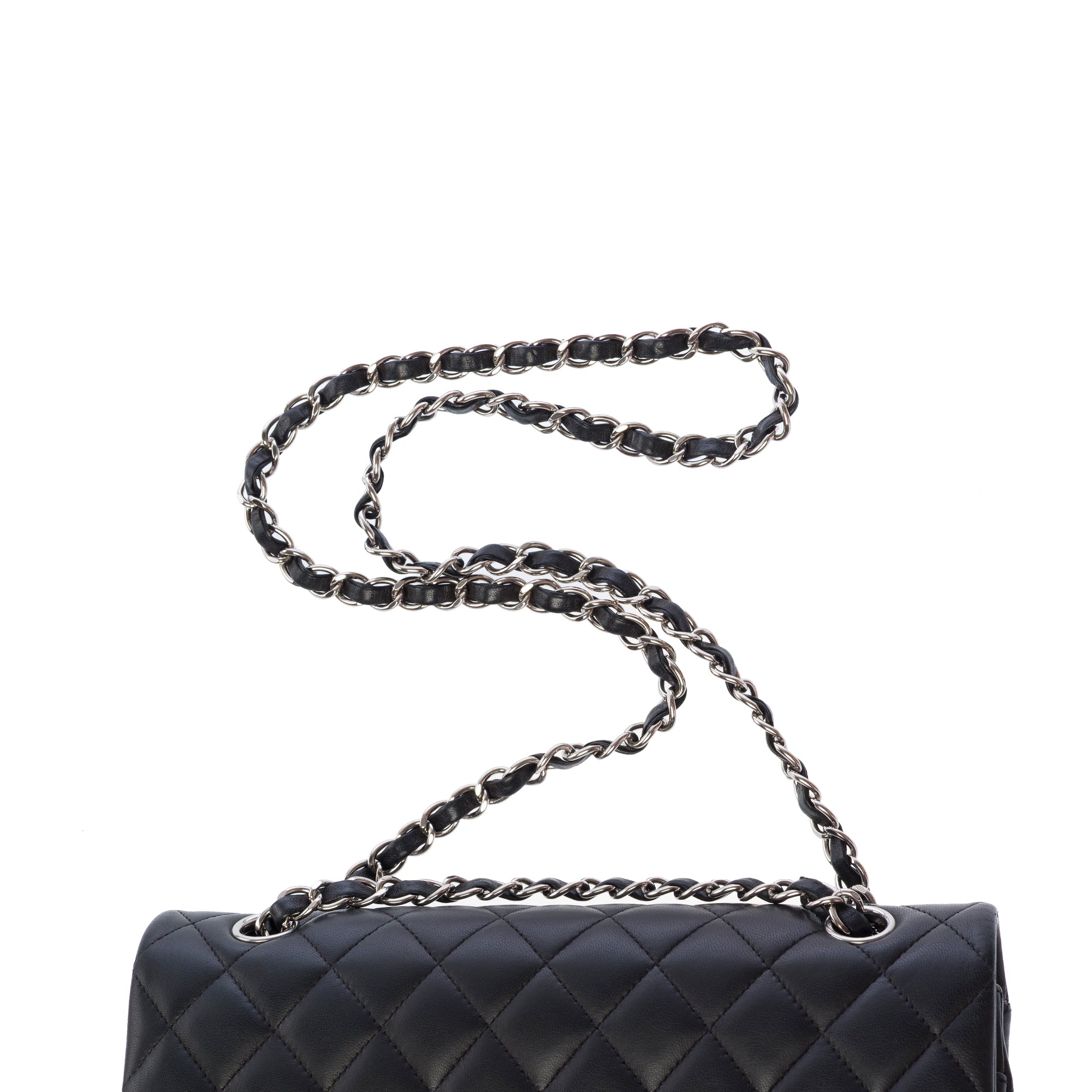 Sac CHANEL Timeless/Classique en Cuir Noir - 103586