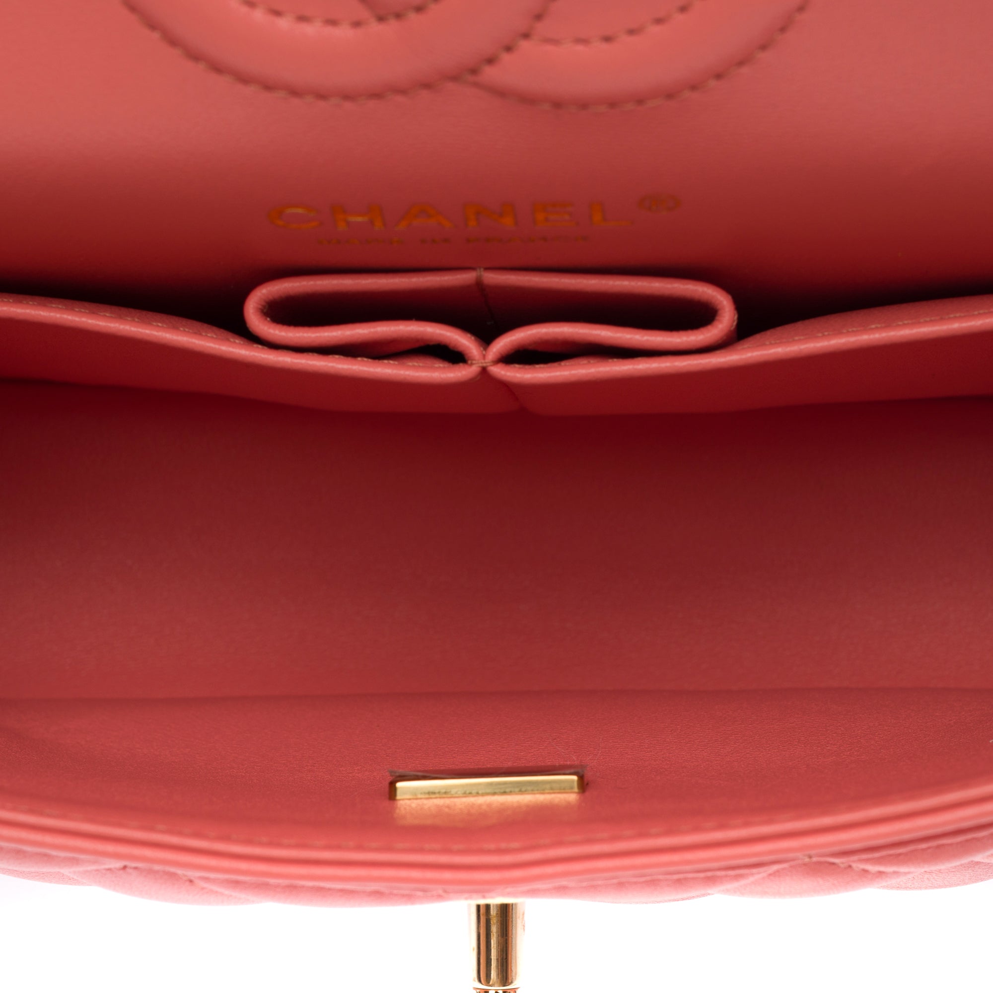 Sac CHANEL Timeless/Classique en Cuir Rose - 103587
