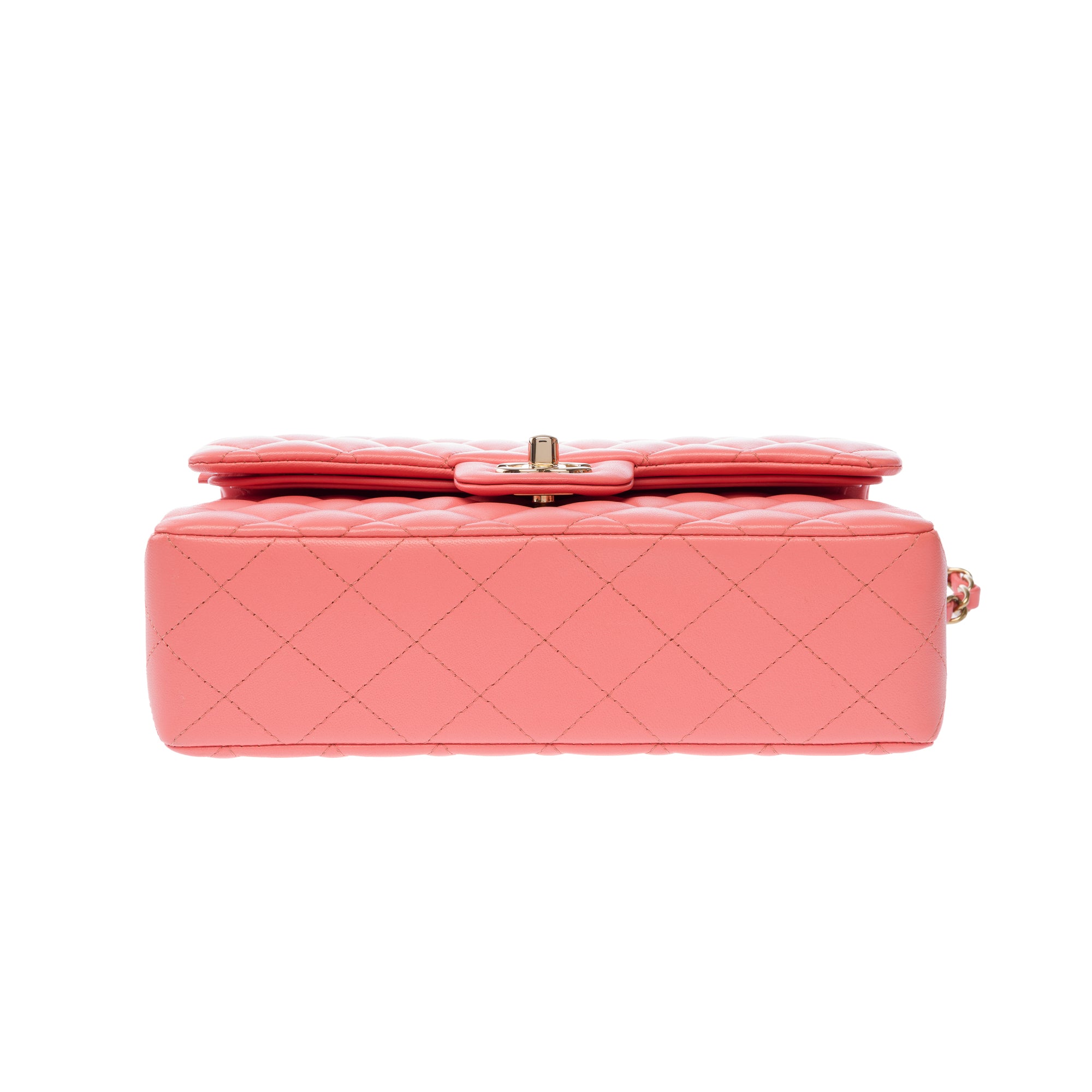 Sac CHANEL Timeless/Classique en Cuir Rose - 103587