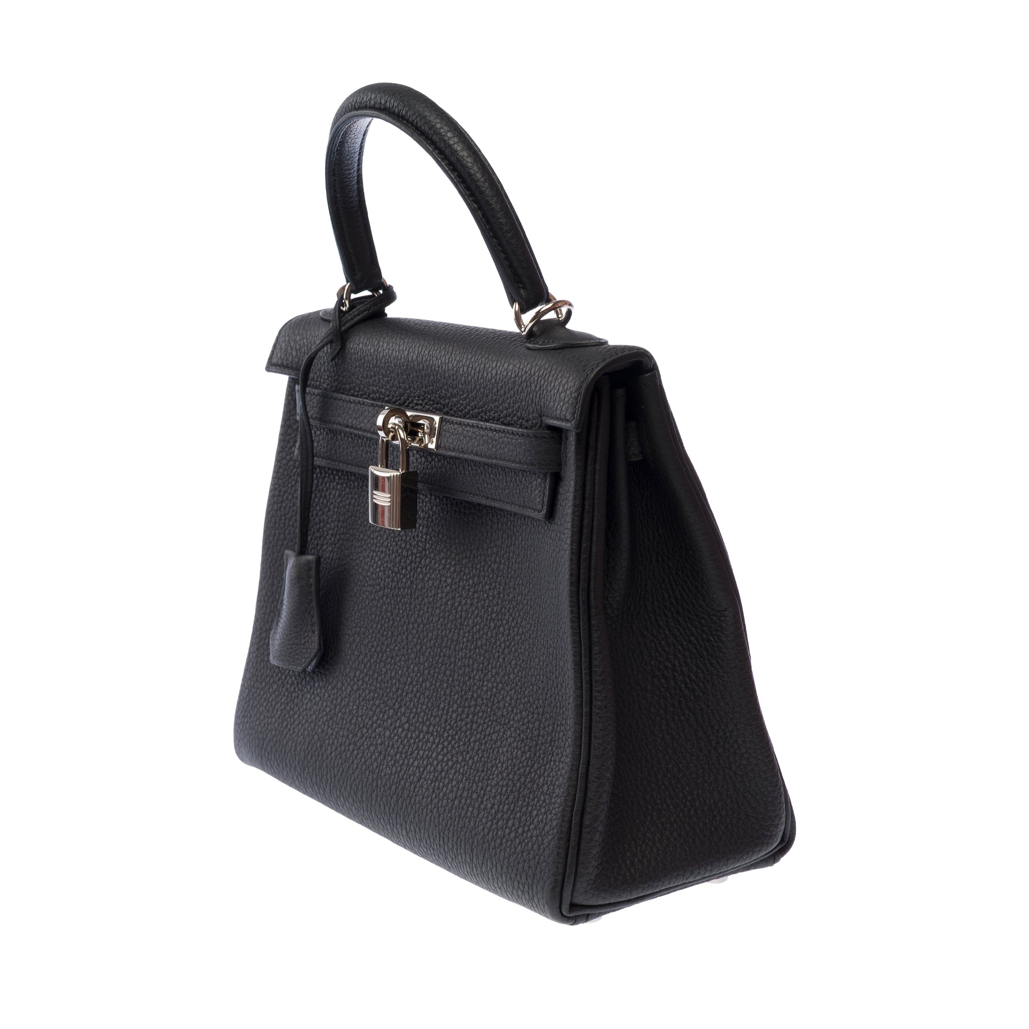 Sac HERMES Kelly 25 en Cuir Noir - 103590