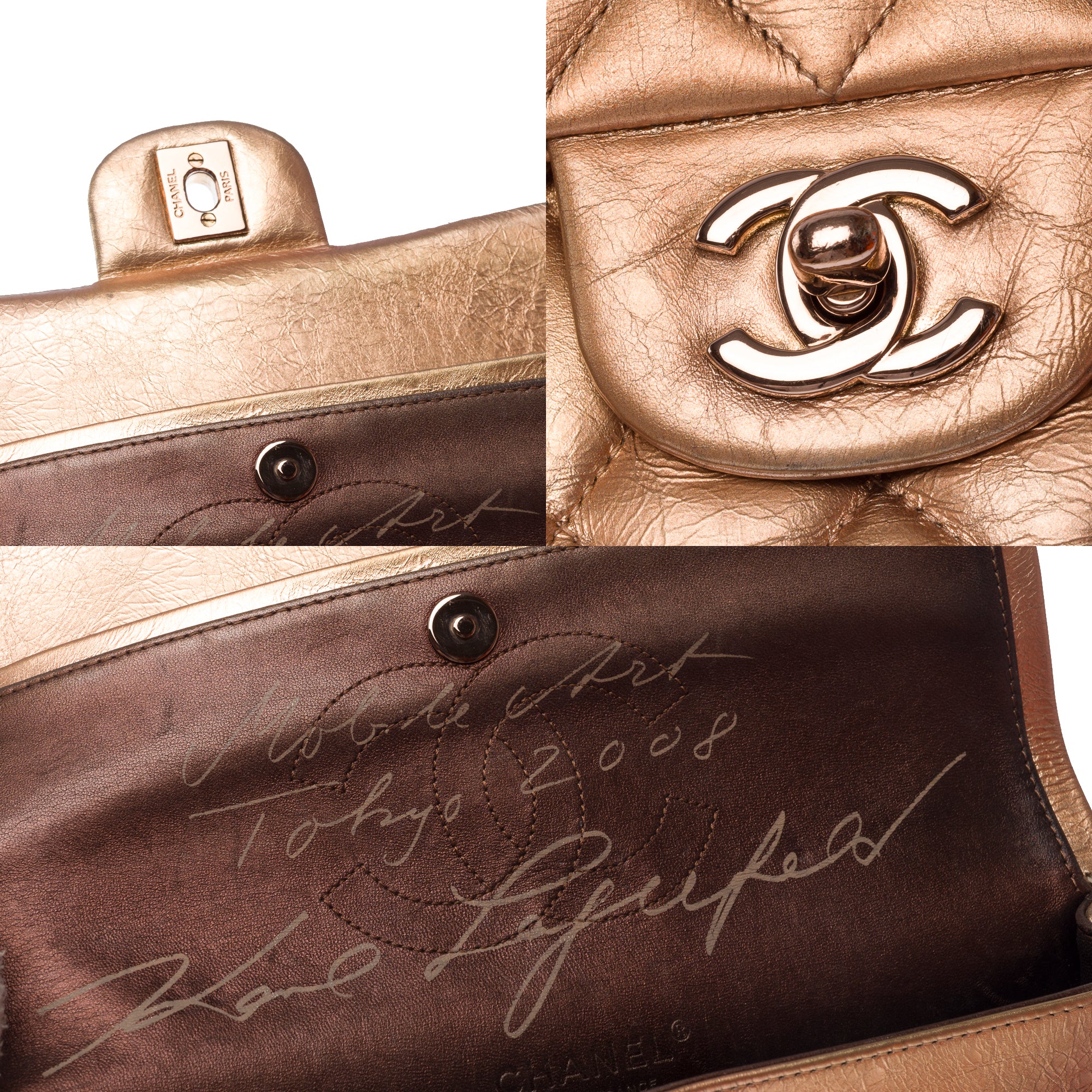 Sac CHANEL Timeless/Classique en Cuir Marron - 103572
