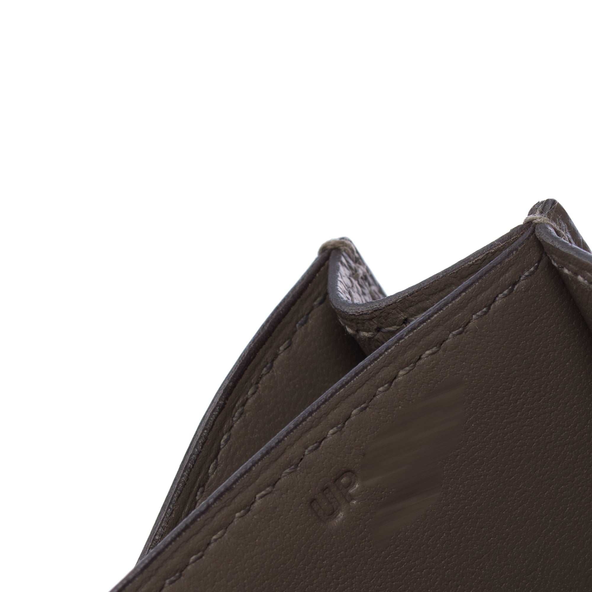 Sac HERMES Constance en Cuir Gris - 103629