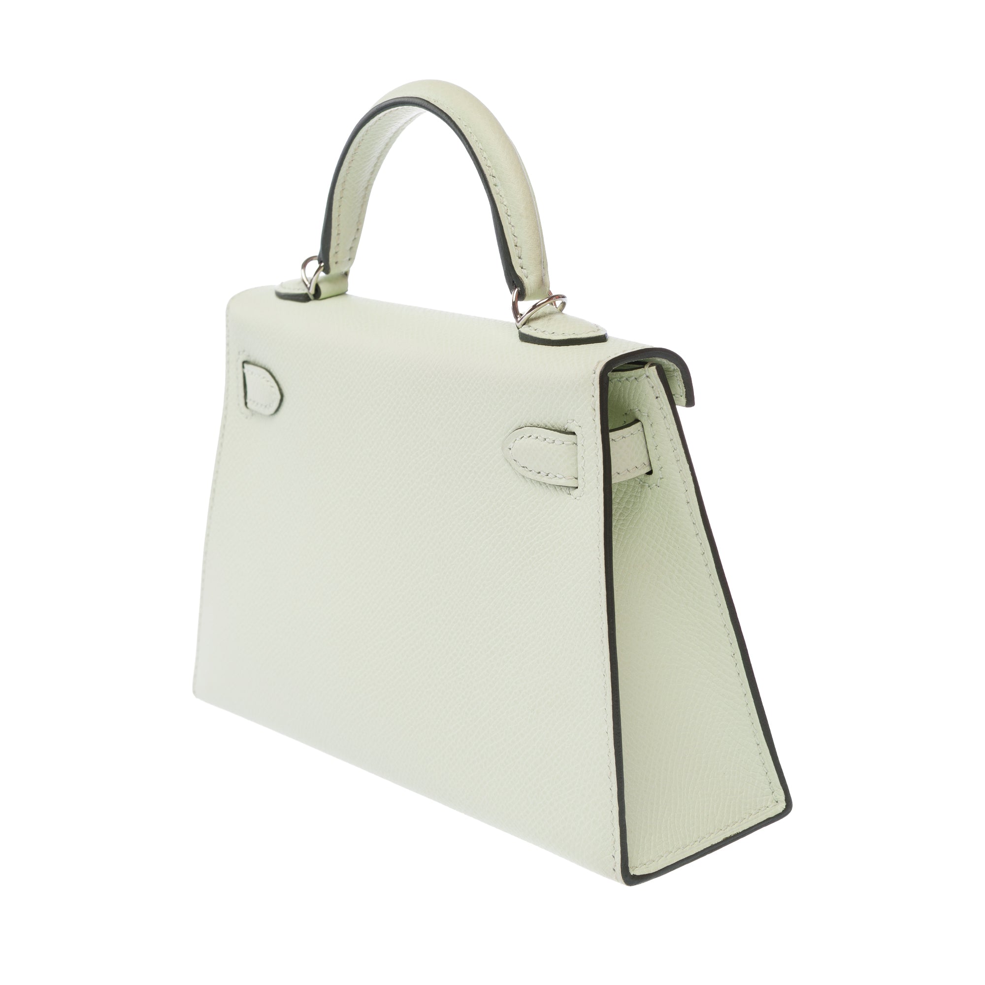 Sac HERMES Kelly Mini en Cuir Vert - 103620