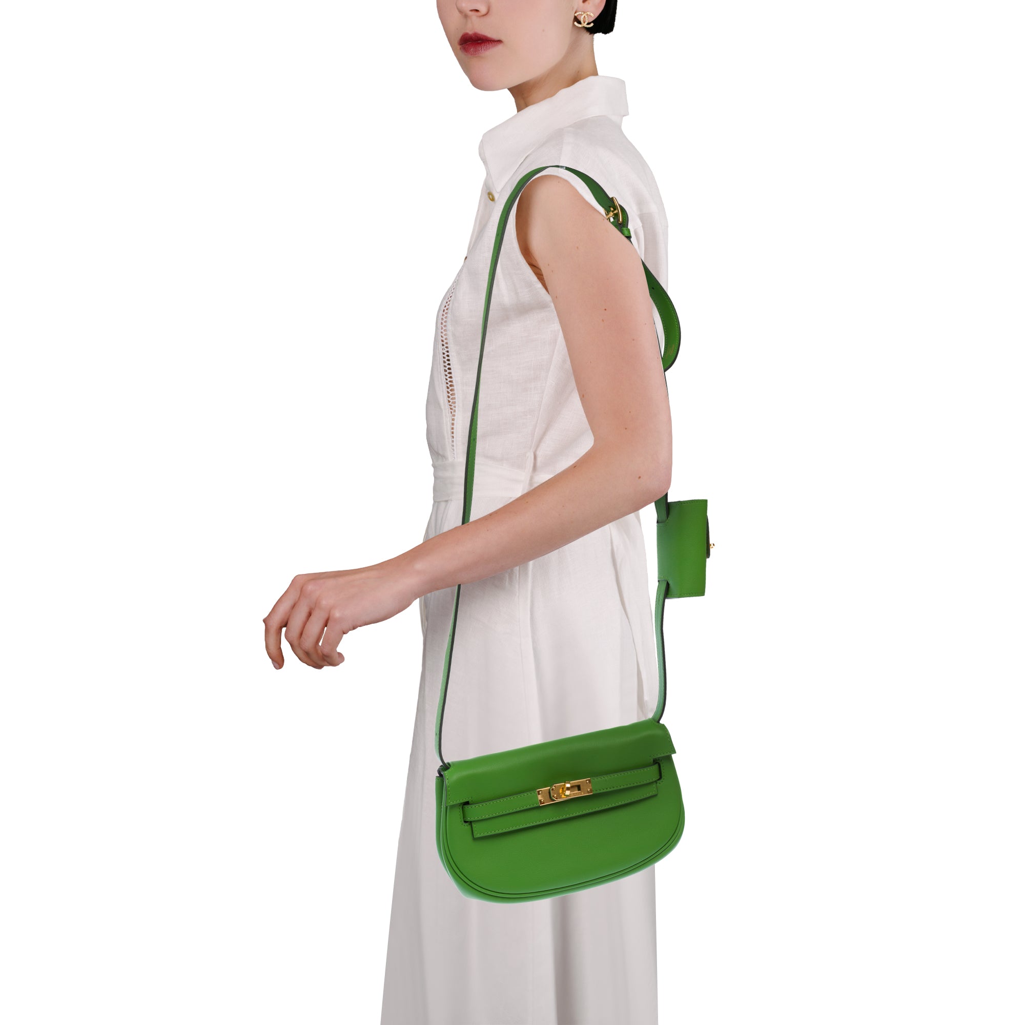 Sac HERMES en Cuir Vert - 103623