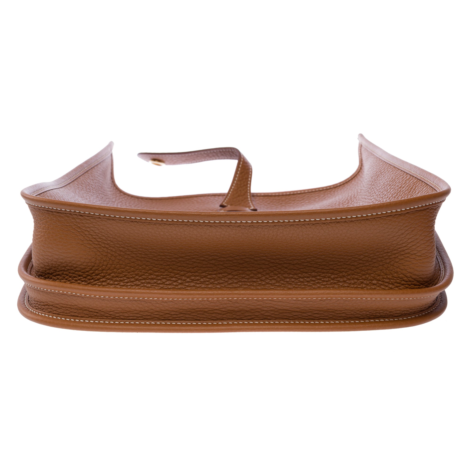 Sac HERMES Evelyne en Cuir Doré - 103621