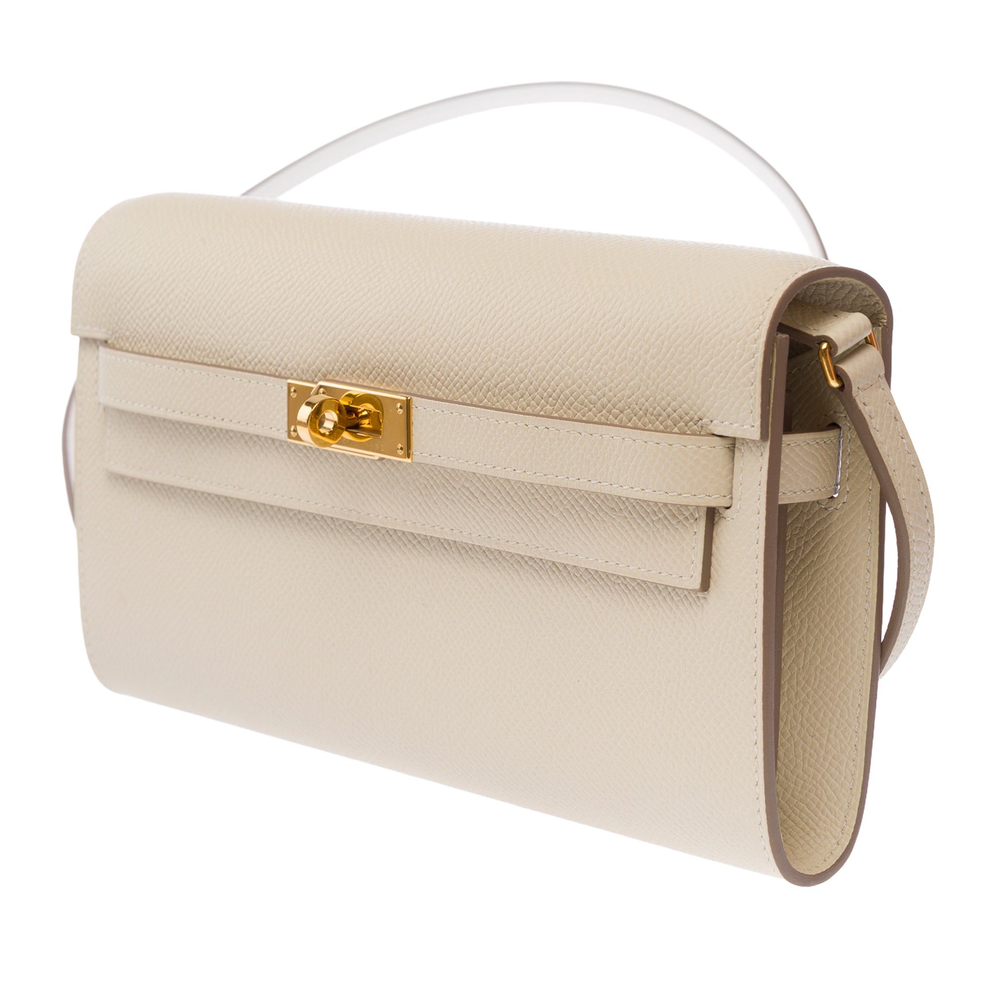 Sac HERMES Kelly to go en Cuir Blanc - 103617
