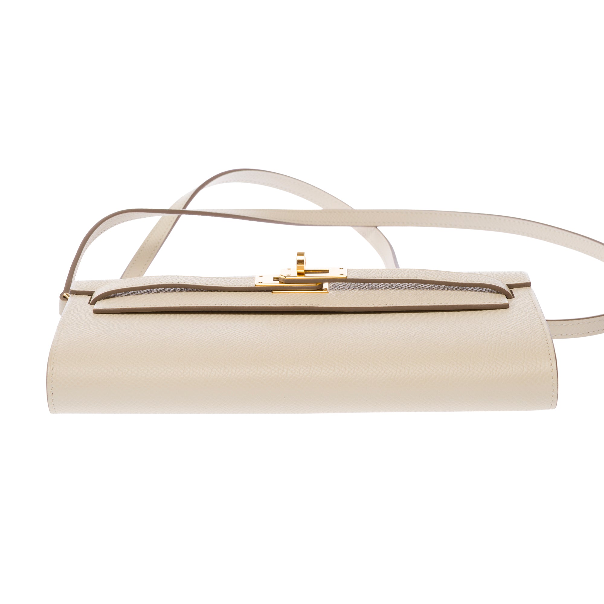 Sac HERMES Kelly to go en Cuir Blanc - 103617