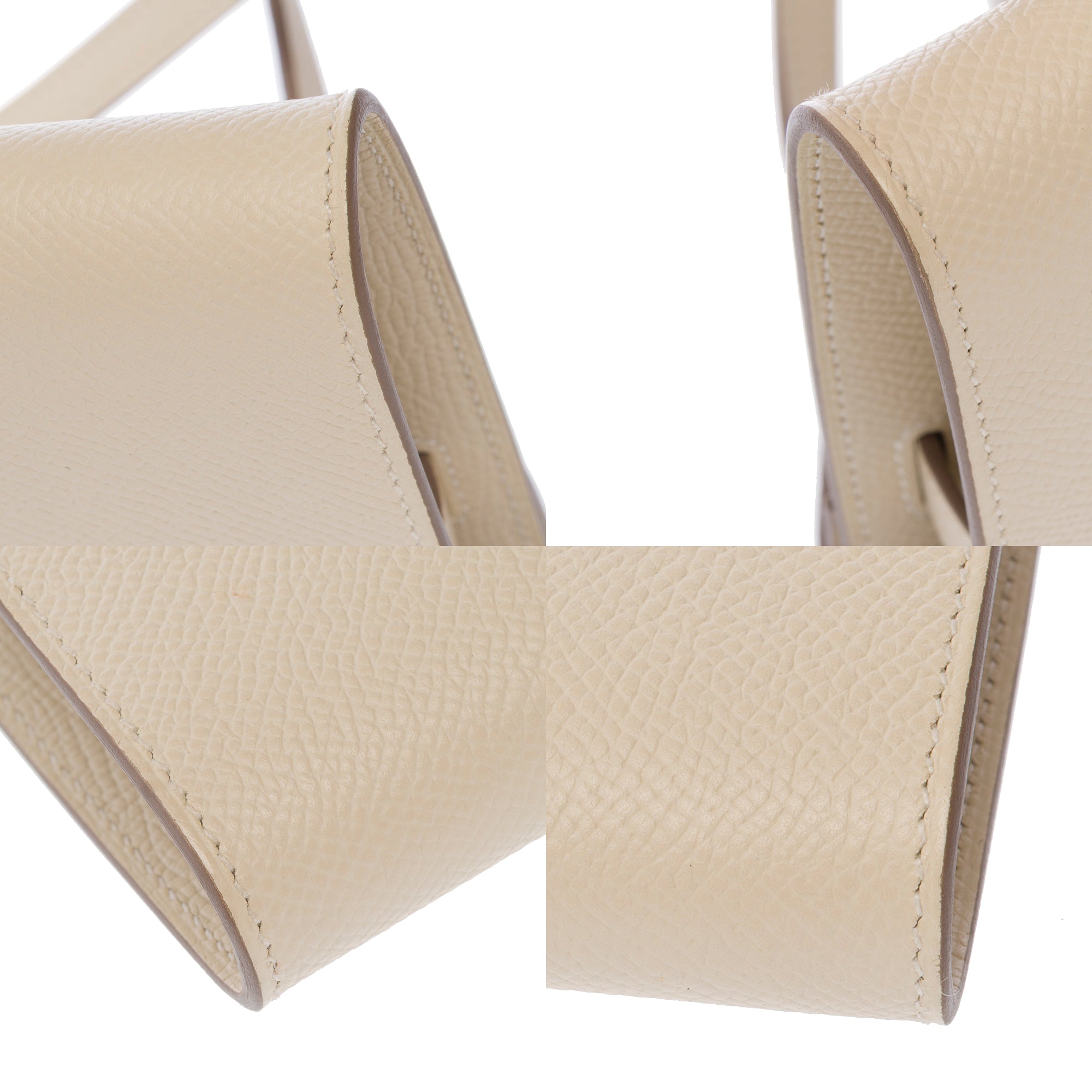 Sac HERMES Kelly to go en Cuir Blanc - 103617
