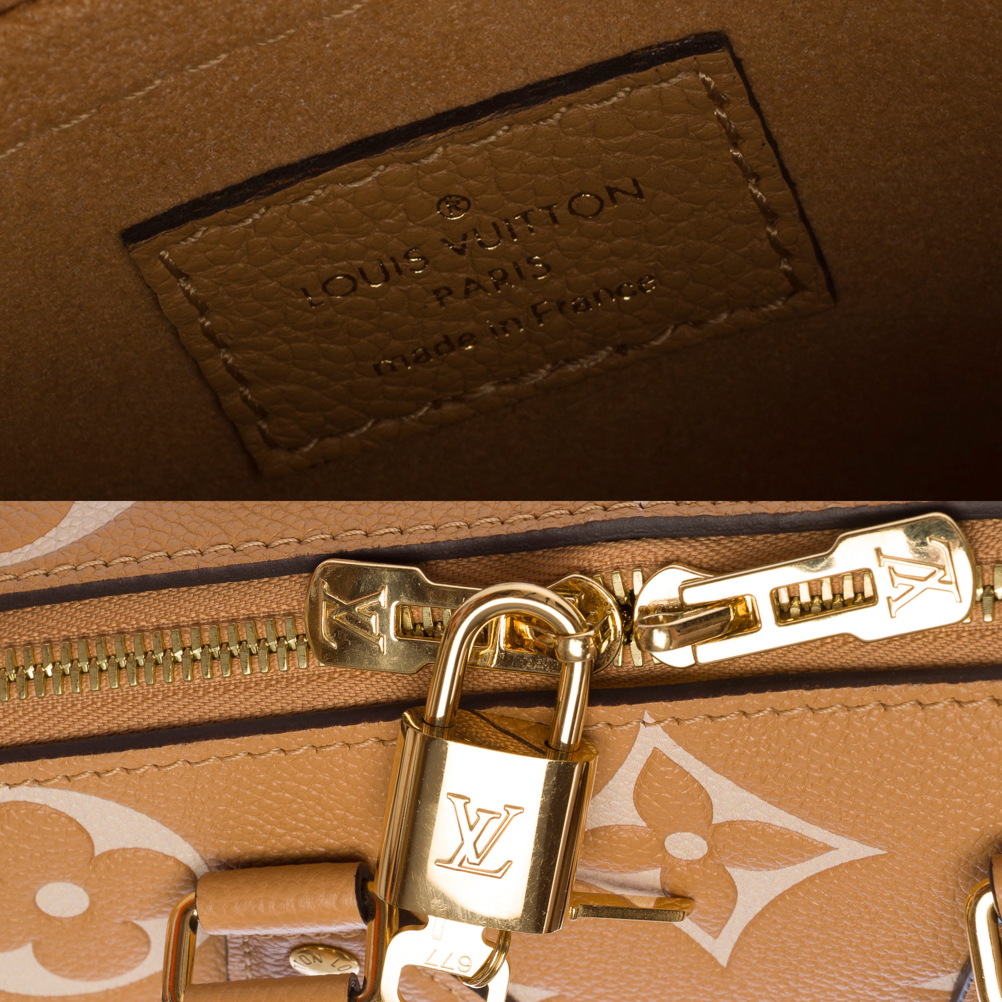 Sac LOUIS VUITTON Speedy en Cuir Beige - 103613