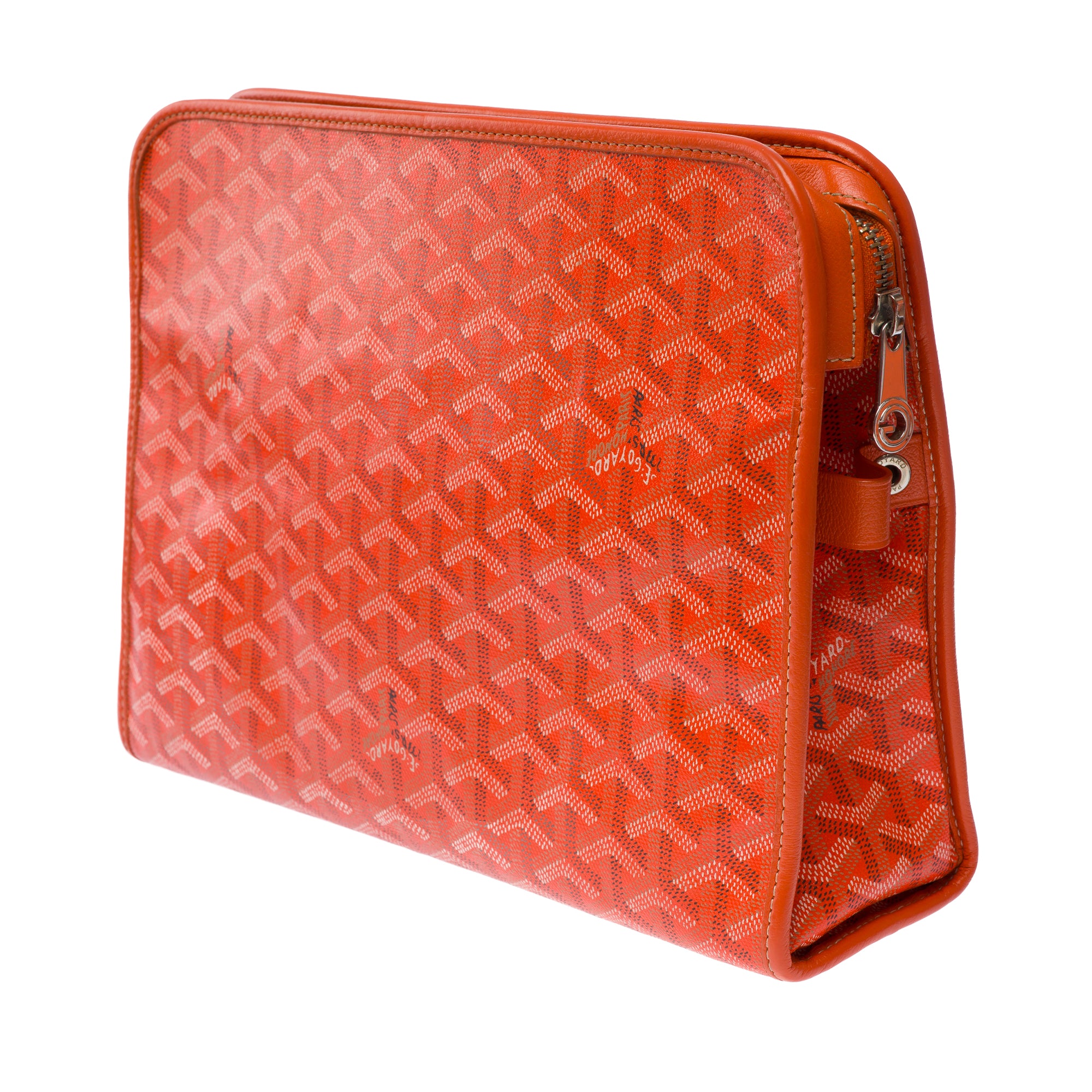 Sac GOYARD en Toile Orange - 103531