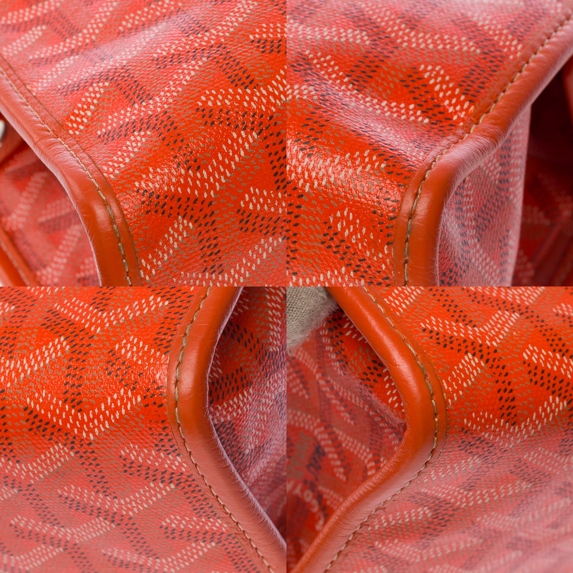 Sac GOYARD en Toile Orange - 103531