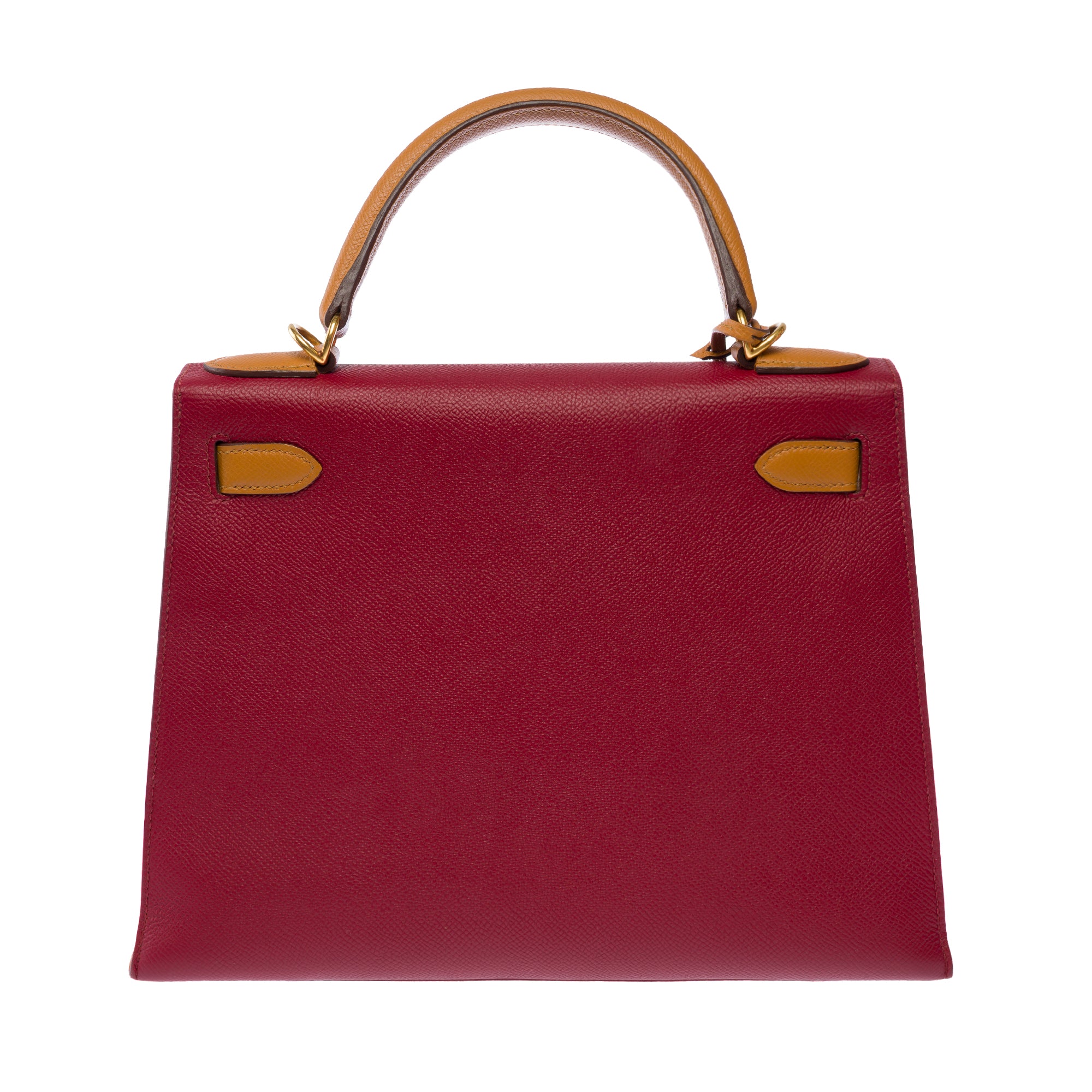 Sac HERMES Kelly 28 en Cuir Rouge - 103584