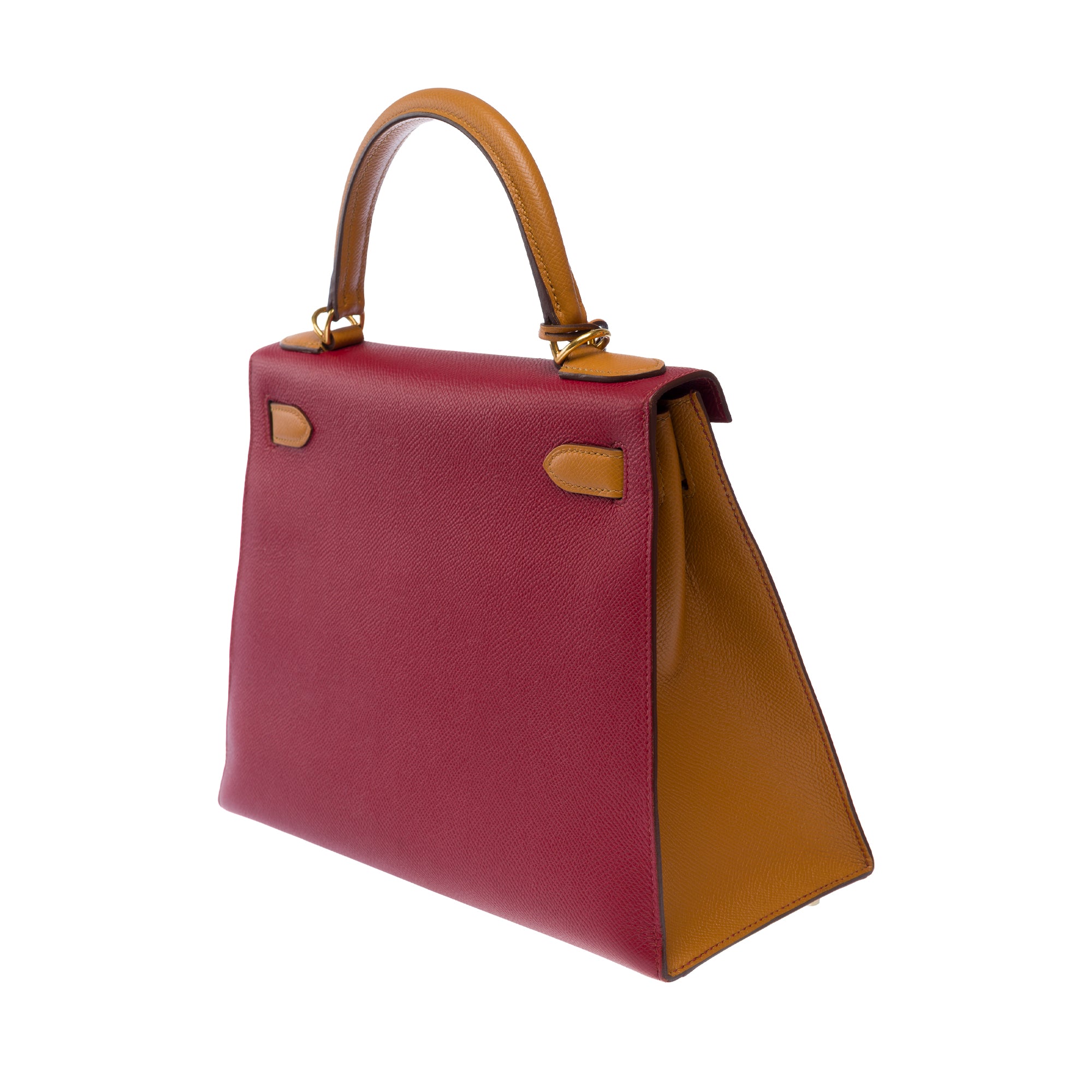 Sac HERMES Kelly 28 en Cuir Rouge - 103584