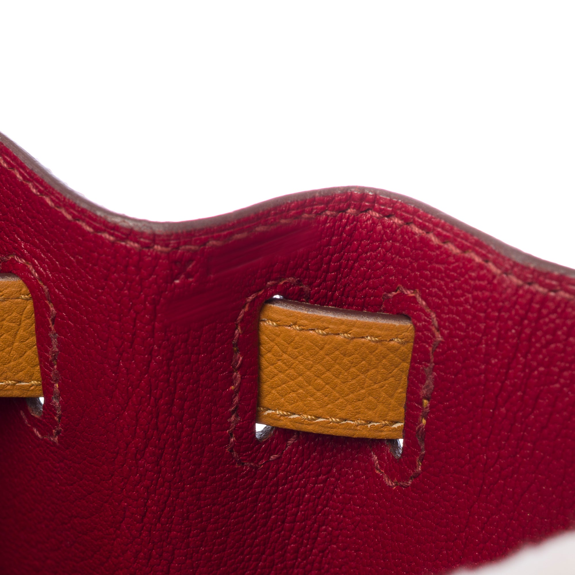 Sac HERMES Kelly 28 en Cuir Rouge - 103584