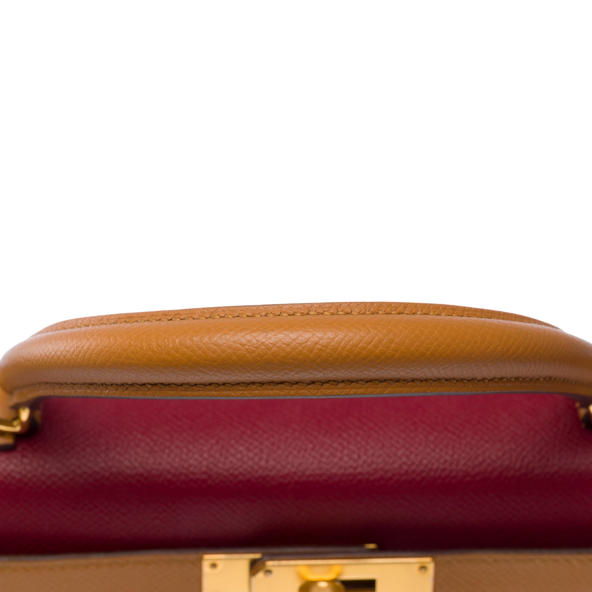 Sac HERMES Kelly 28 en Cuir Rouge - 103584