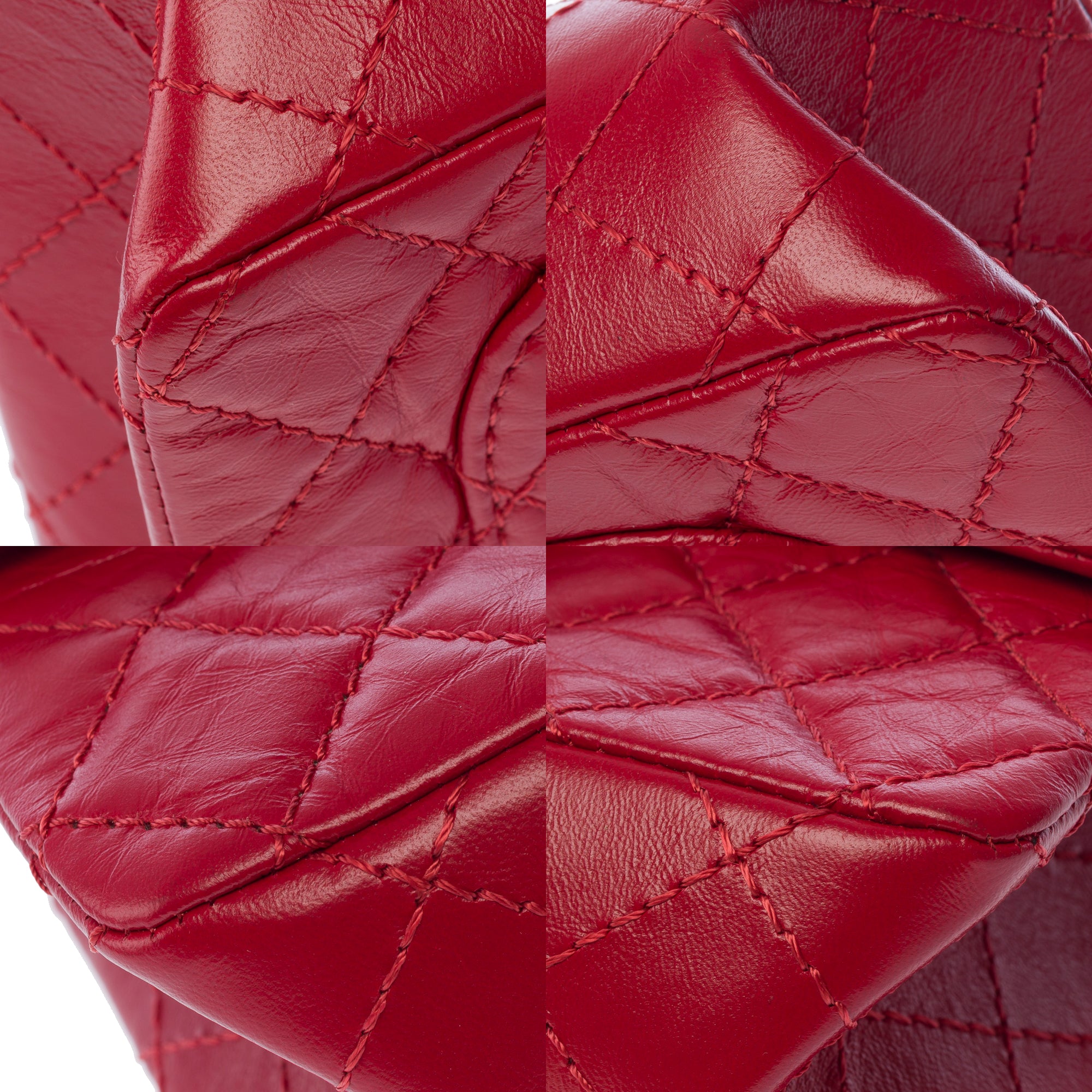 Sac CHANEL 2.55 en Cuir Rouge - 103635