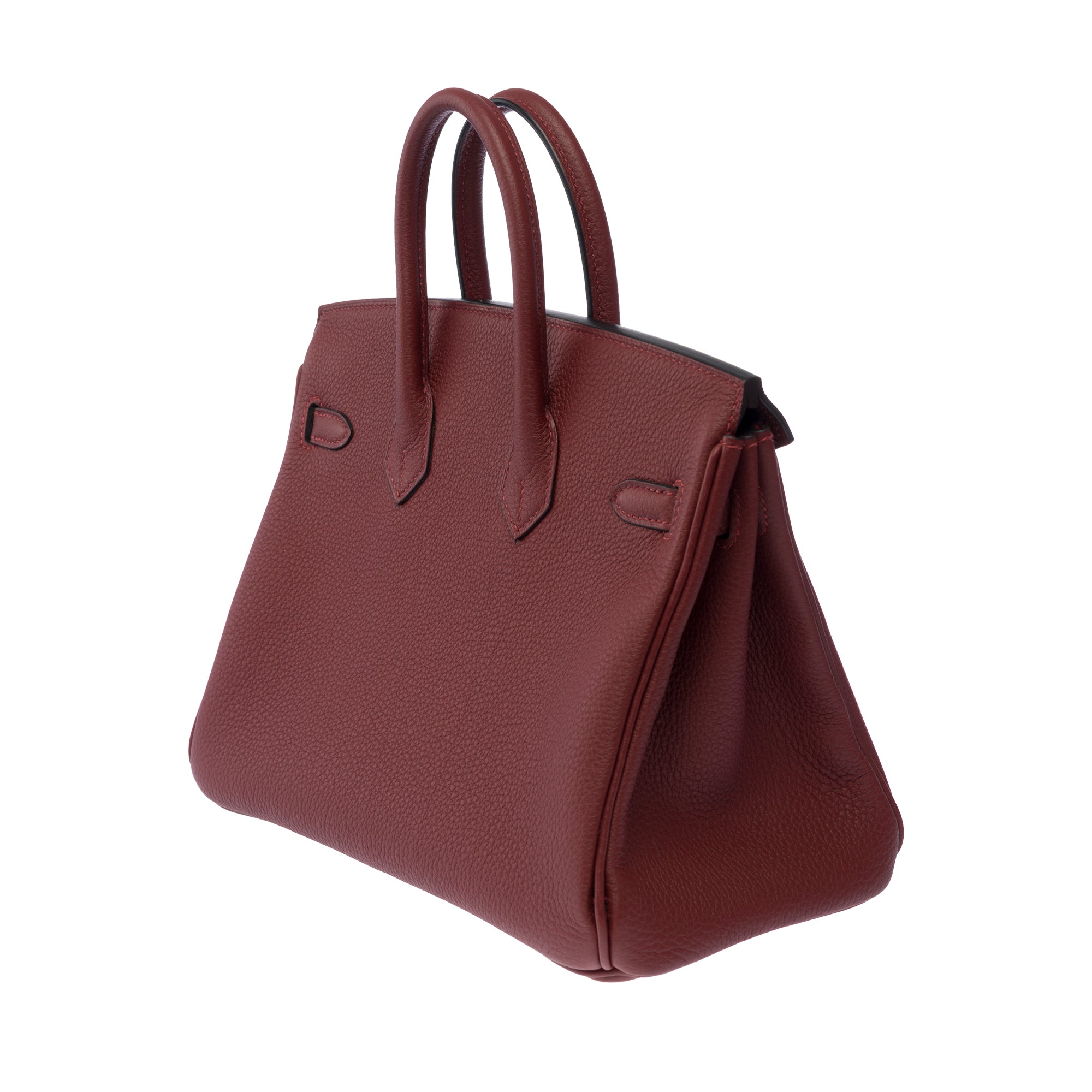 Sac HERMES Birkin 25 en Cuir Rouge - 103651