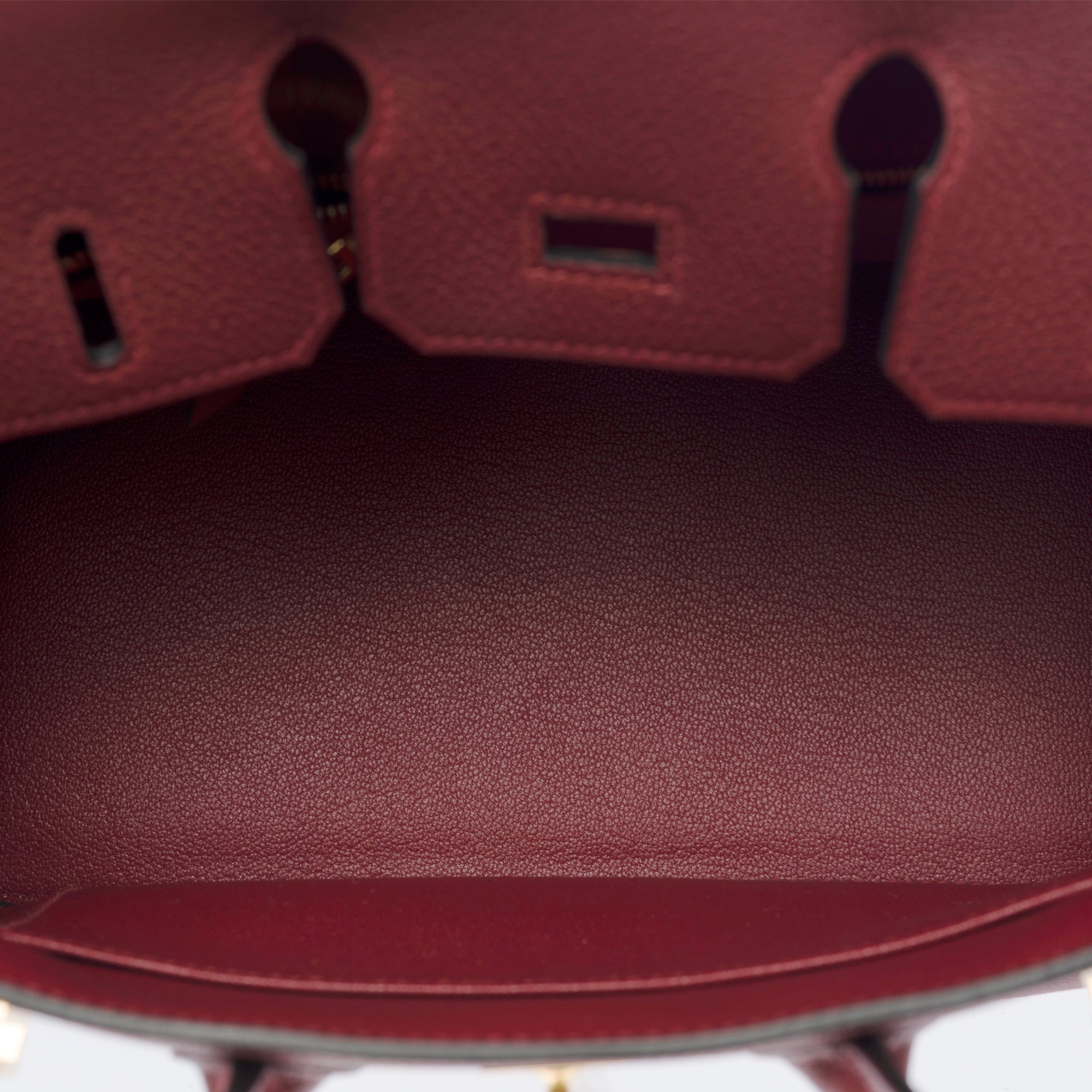 Sac HERMES Birkin 25 en Cuir Rouge - 103651