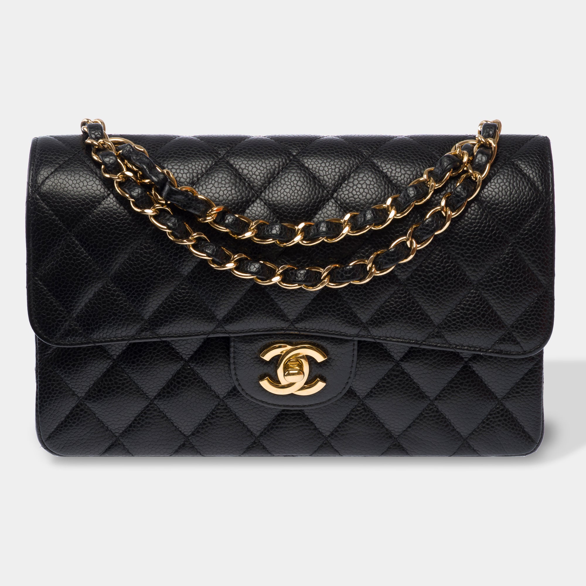 Sac CHANEL Timeless/Classique en Cuir Noir - 103633