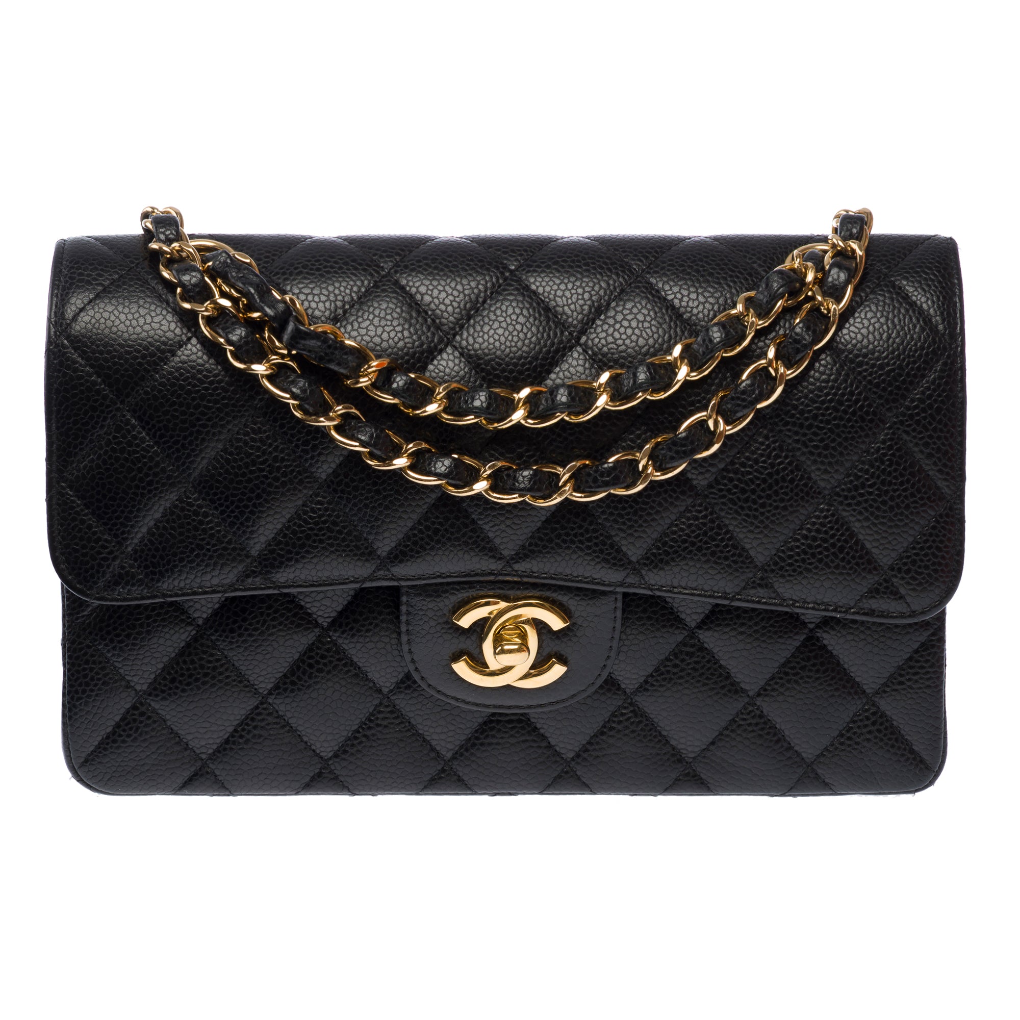 Sac CHANEL Timeless/Classique en Cuir Noir - 103633