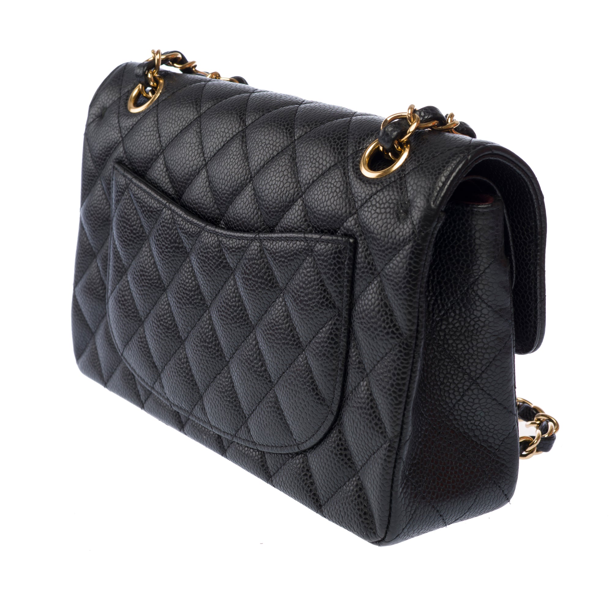 Sac CHANEL Timeless/Classique en Cuir Noir - 103633