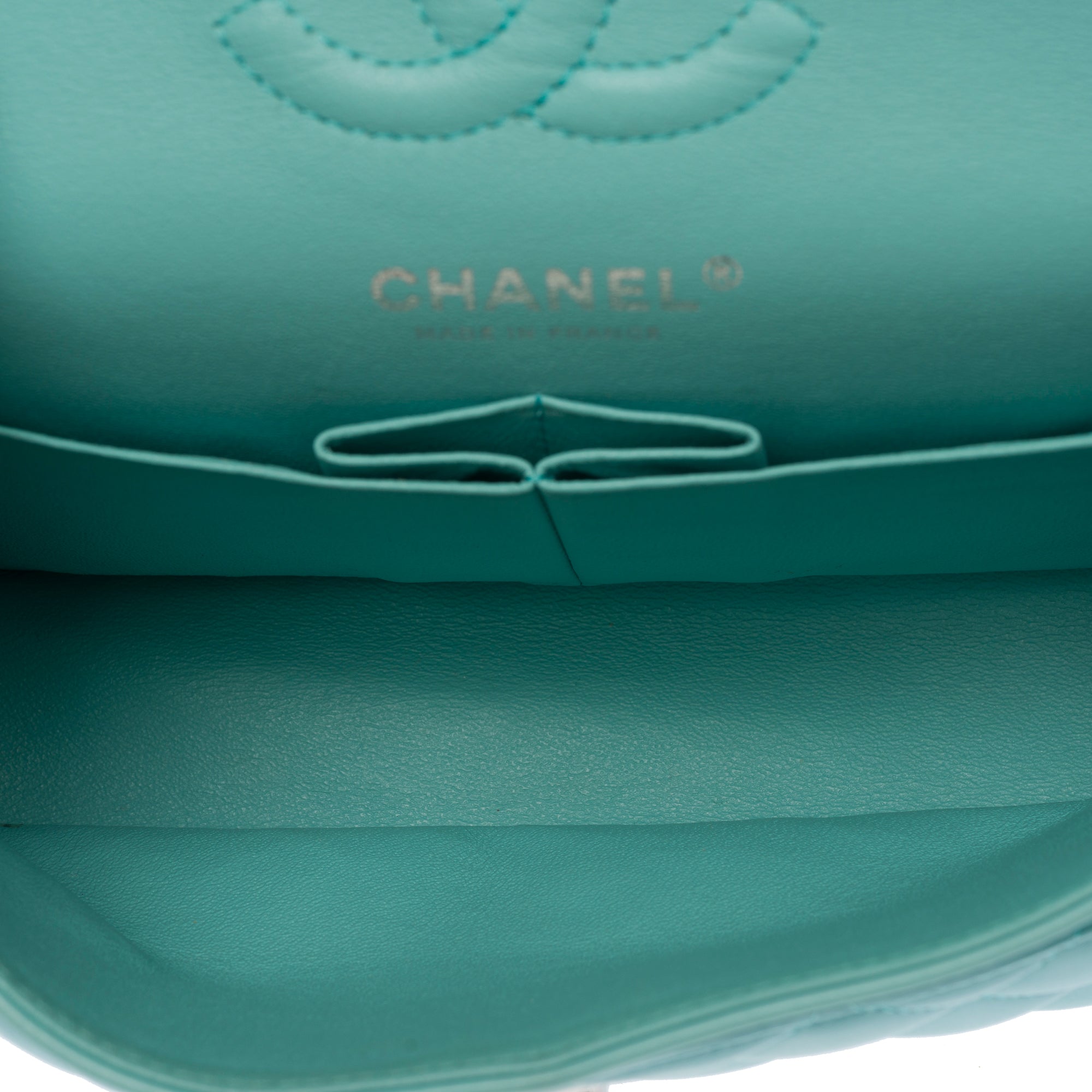 Sac CHANEL Timeless/Classique en Cuir Bleu - 103636