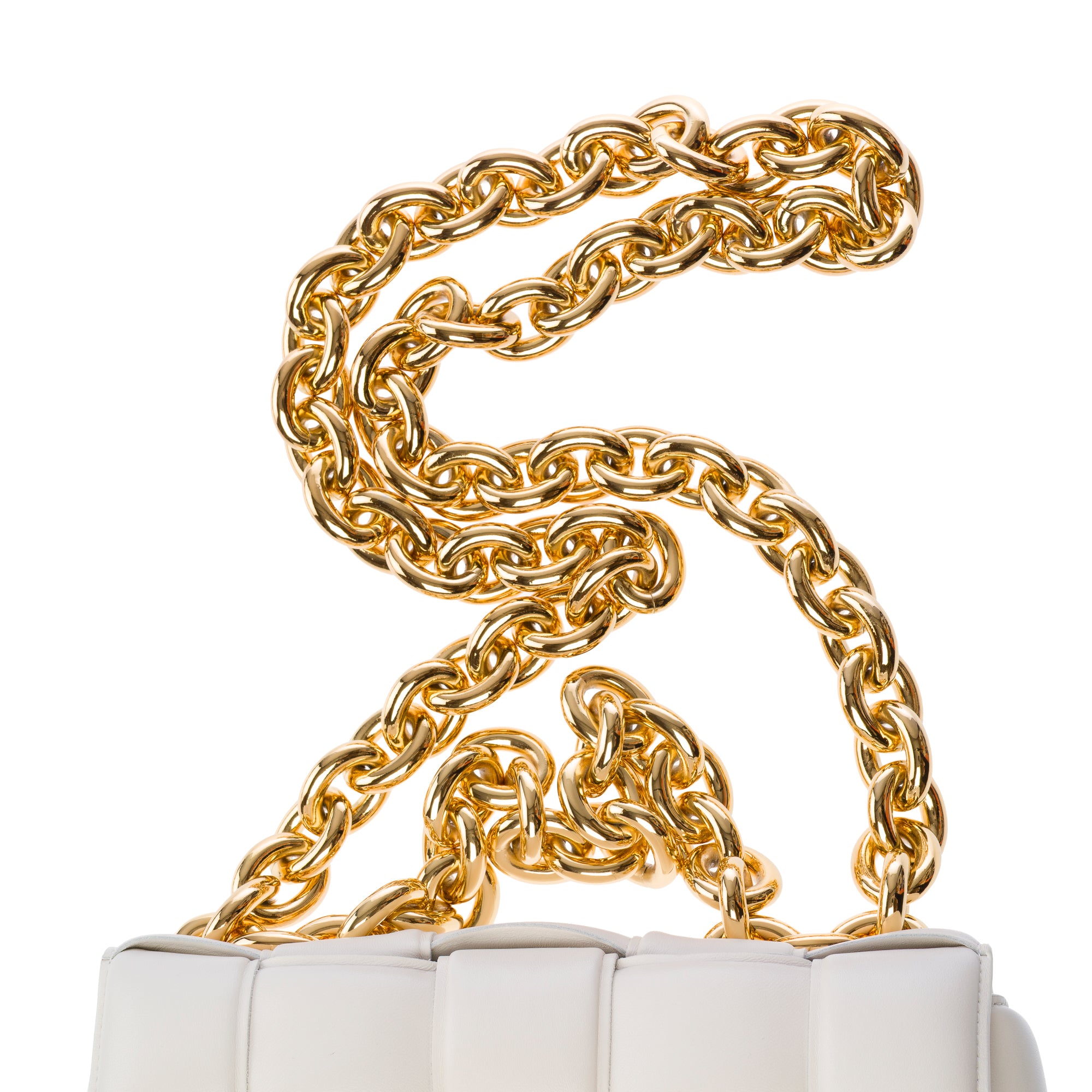 Sac BOTTEGA VENETA Cassette en Cuir Blanc - 103639