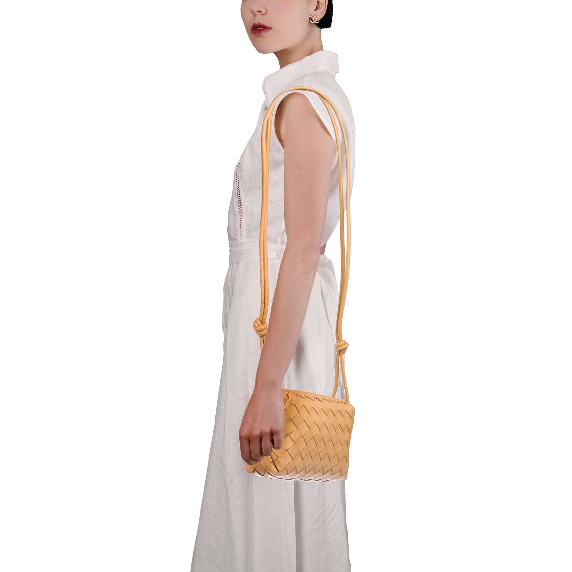 Sac BOTTEGA VENETA Loop en Cuir Beige - 103640