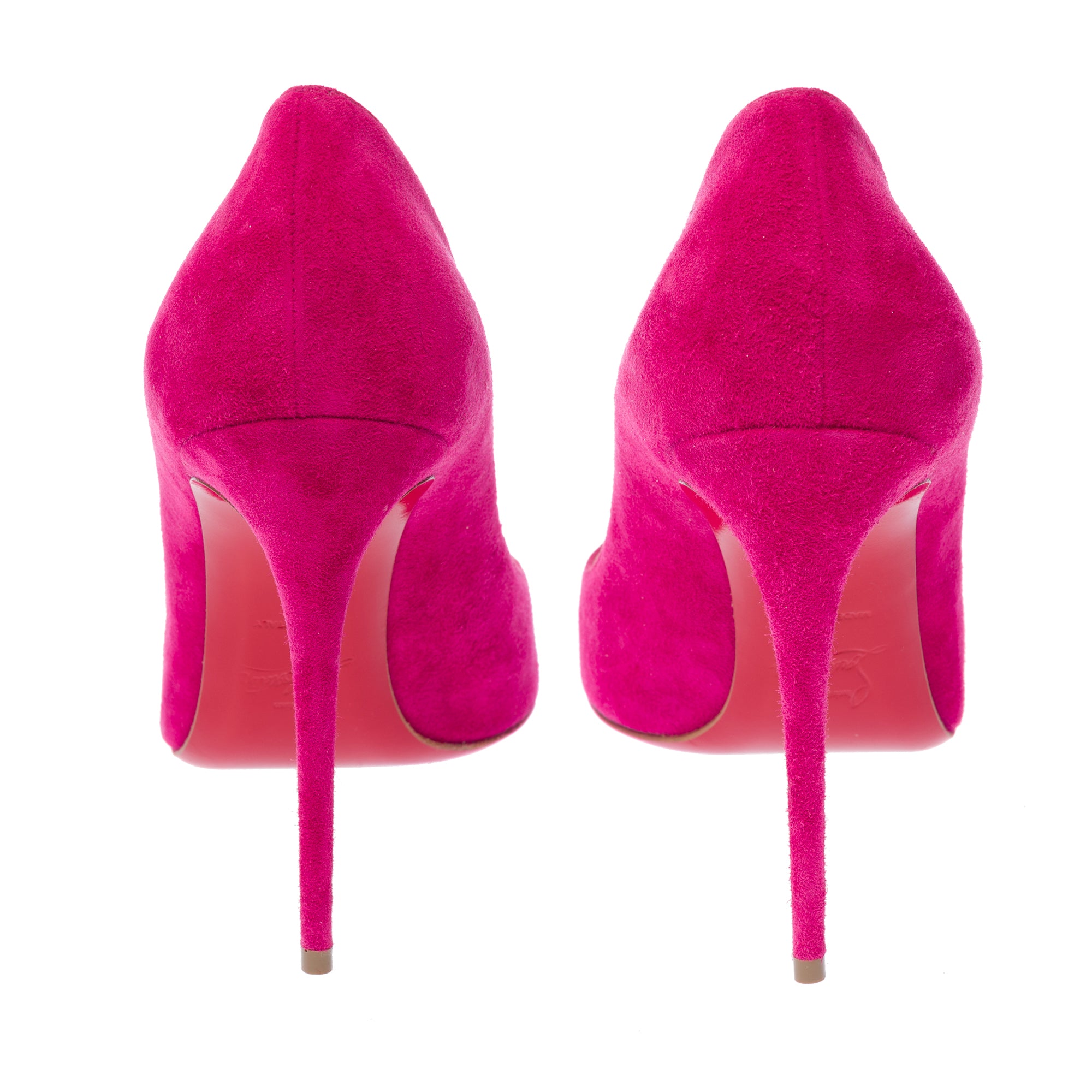 Chaussure CHRISTIAN LOUBOUTIN Pigalle en Suède Rose - 103641