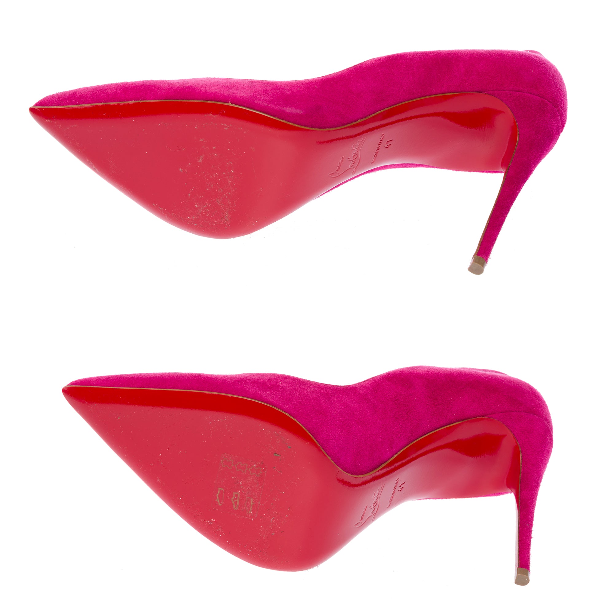 Chaussure CHRISTIAN LOUBOUTIN Pigalle en Suède Rose - 103641