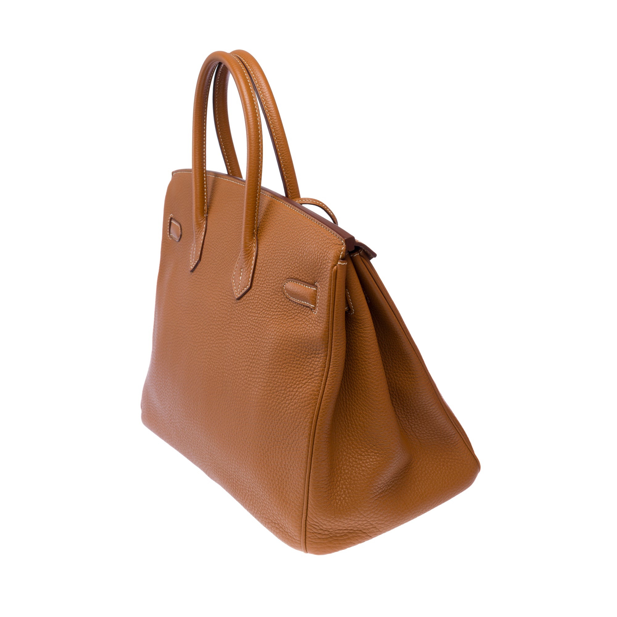 Sac HERMES Birkin 35 en Cuir Doré - 103647