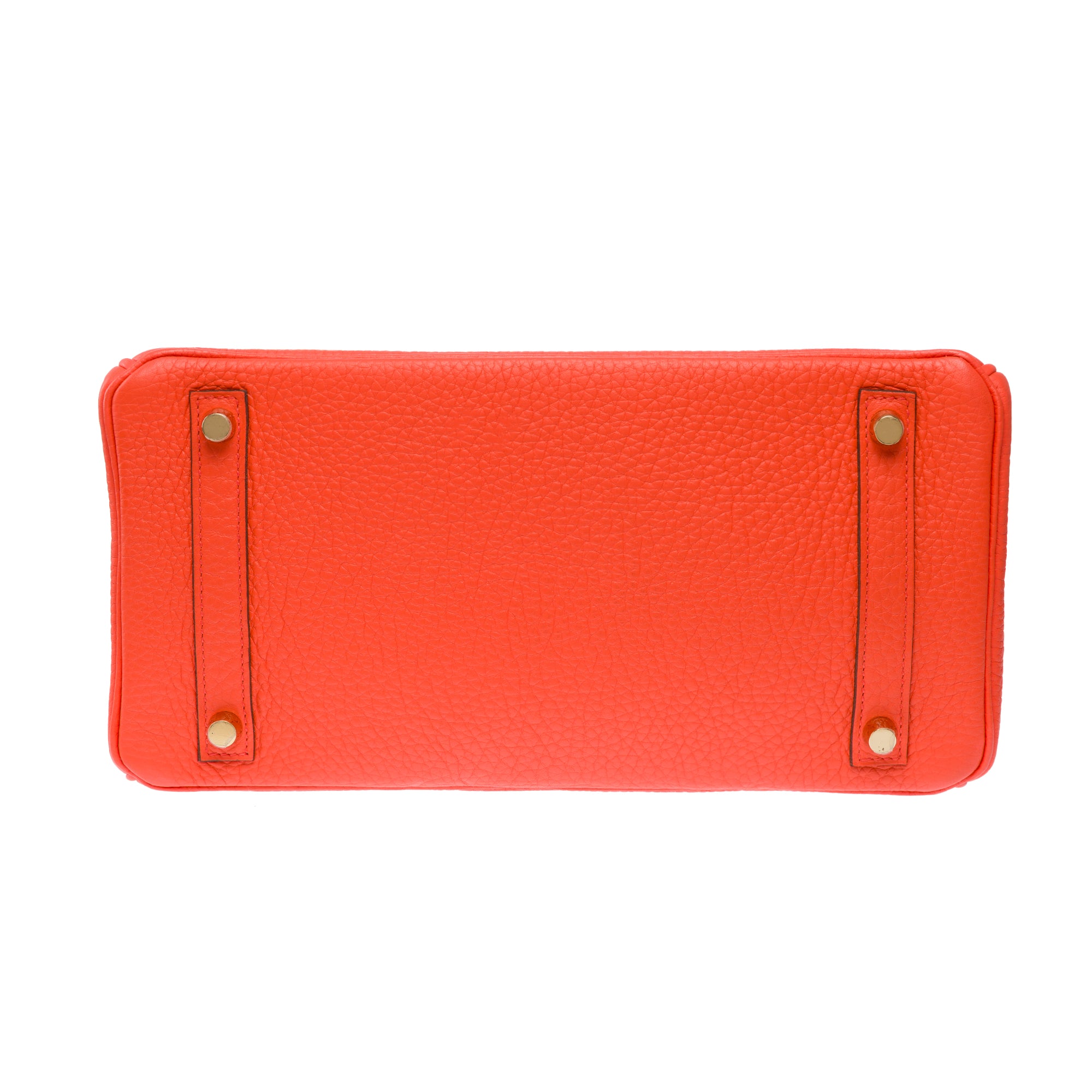 Sac HERMES Birkin 30 en Cuir Orange - 103648