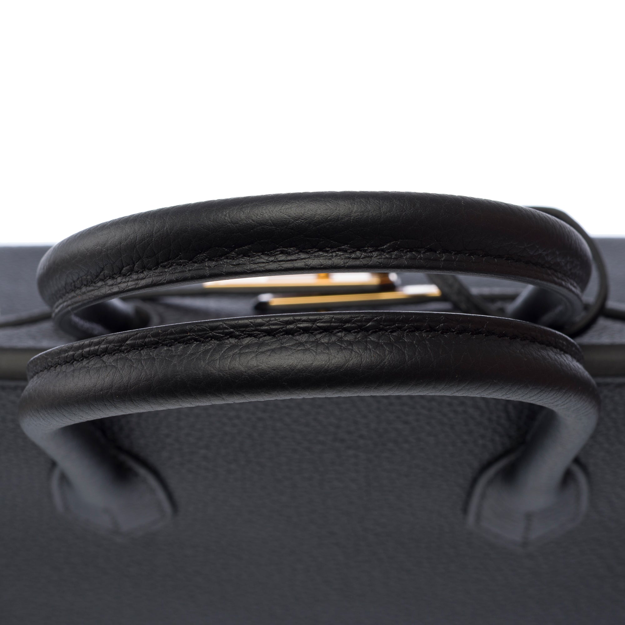 Sac HERMES Birkin 30 en Cuir Noir - 103652