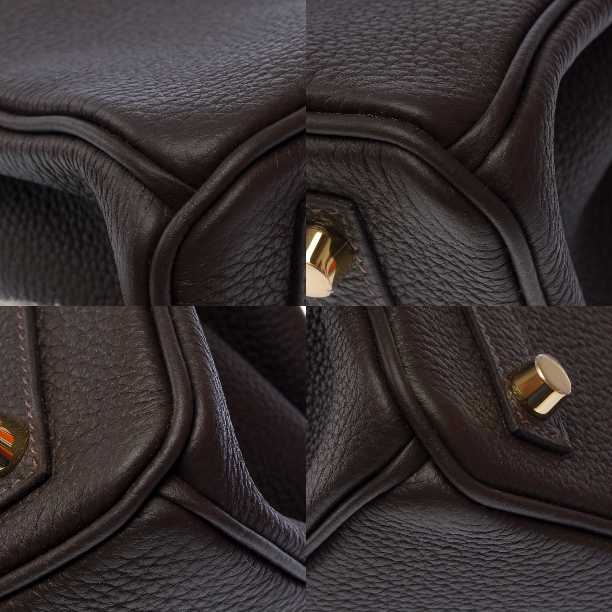 Sac HERMES Birkin 25 en Cuir Marron - 103601