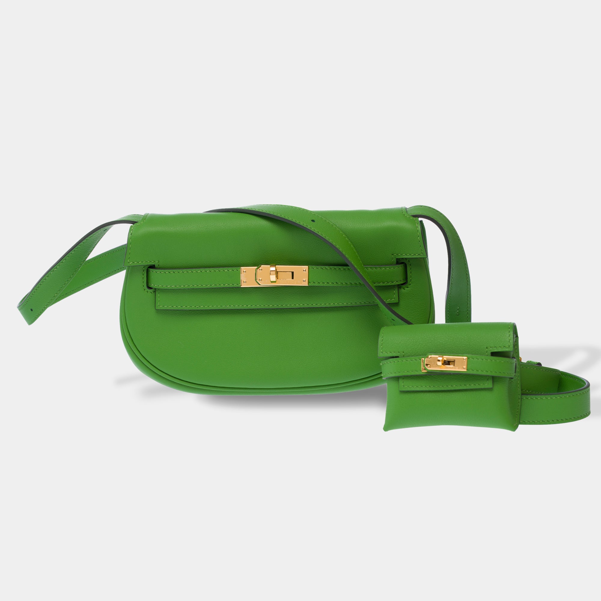 Sac HERMES en Cuir Vert - 103684