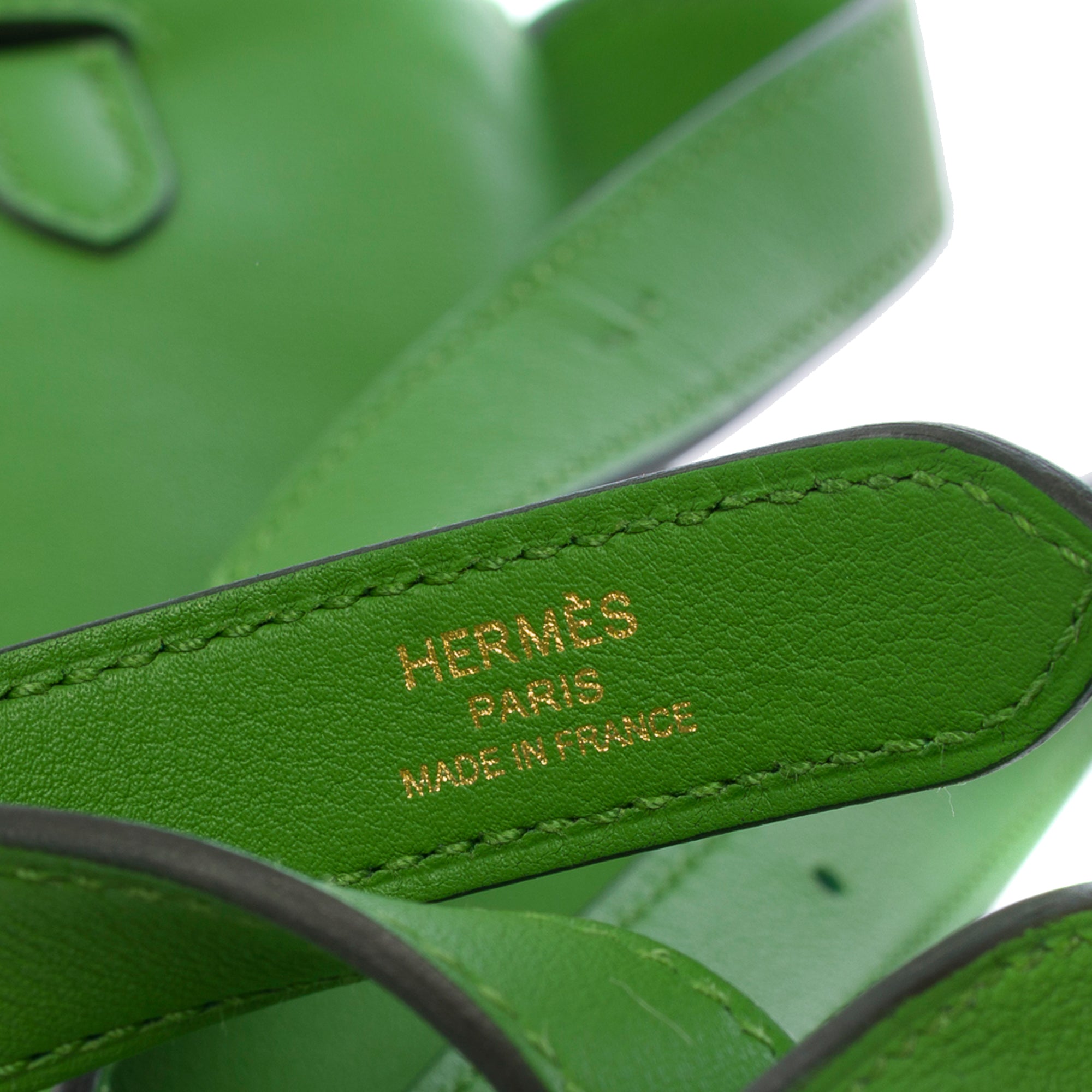 Sac HERMES en Cuir Vert - 103684