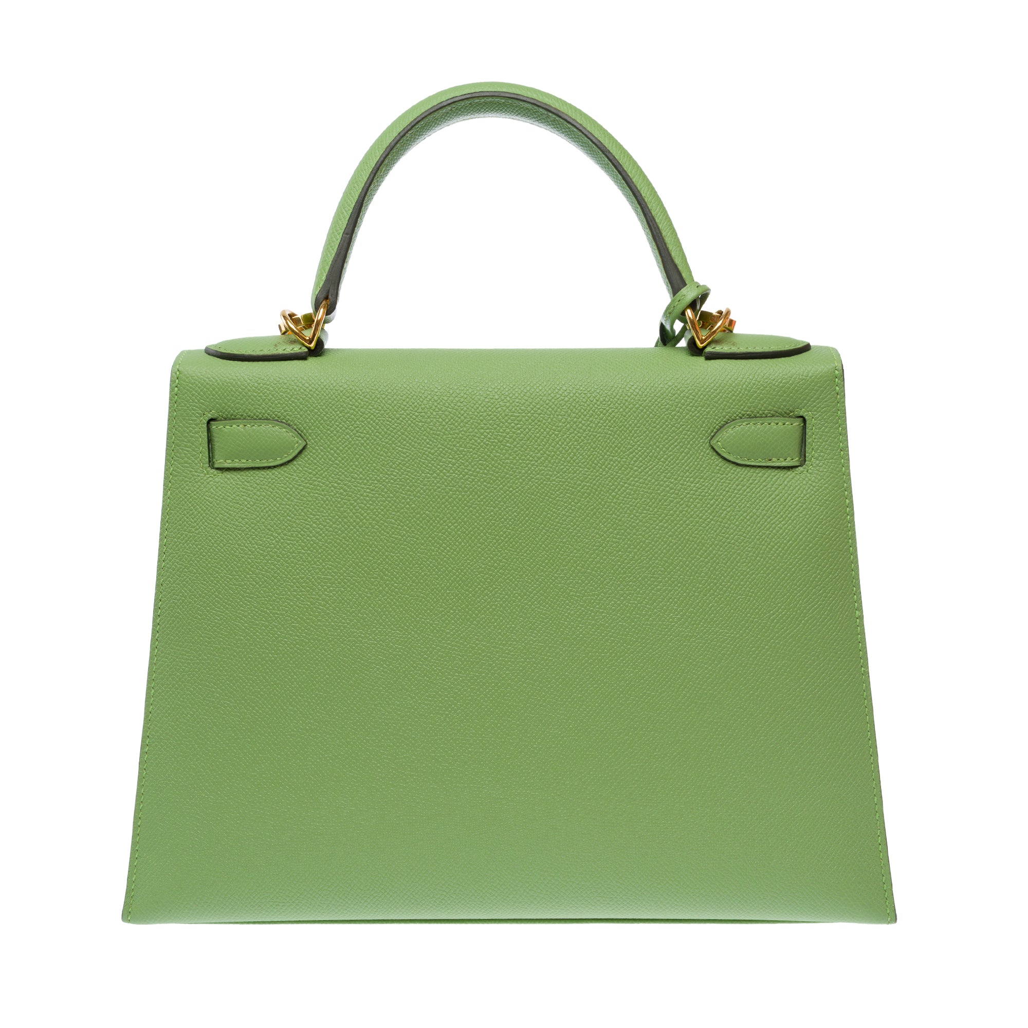 Sac HERMES Kelly 28 en Cuir Vert - 103667
