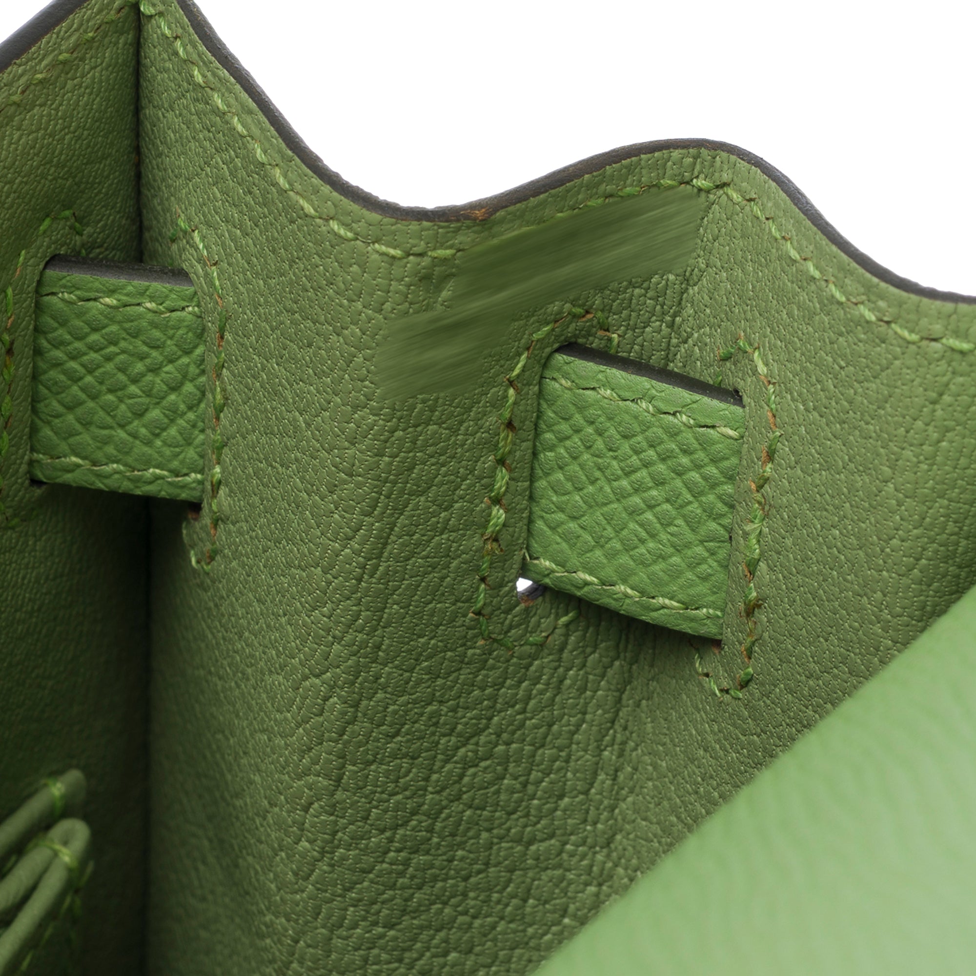 Sac HERMES Kelly 28 en Cuir Vert - 103667