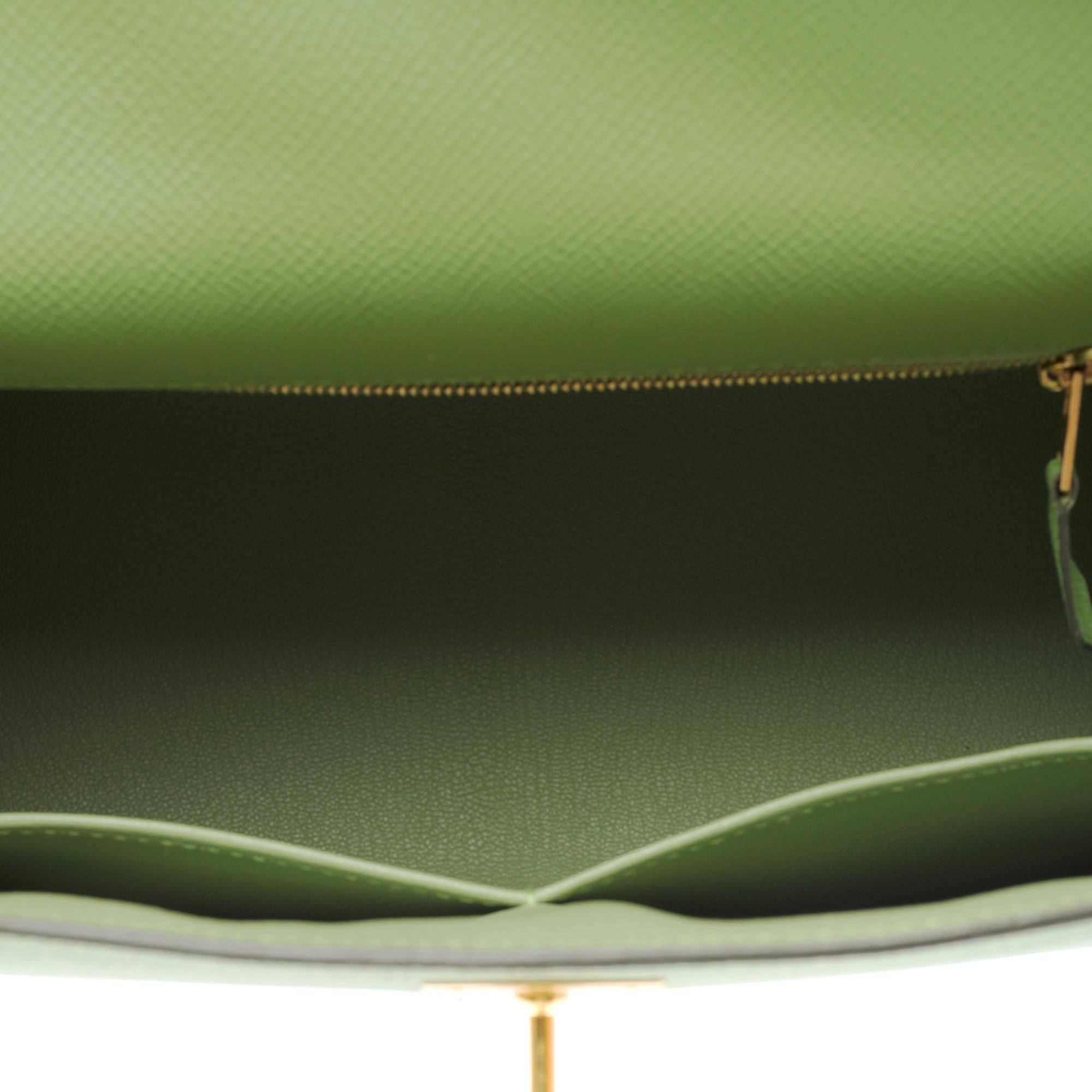Sac HERMES Kelly 28 en Cuir Vert - 103667